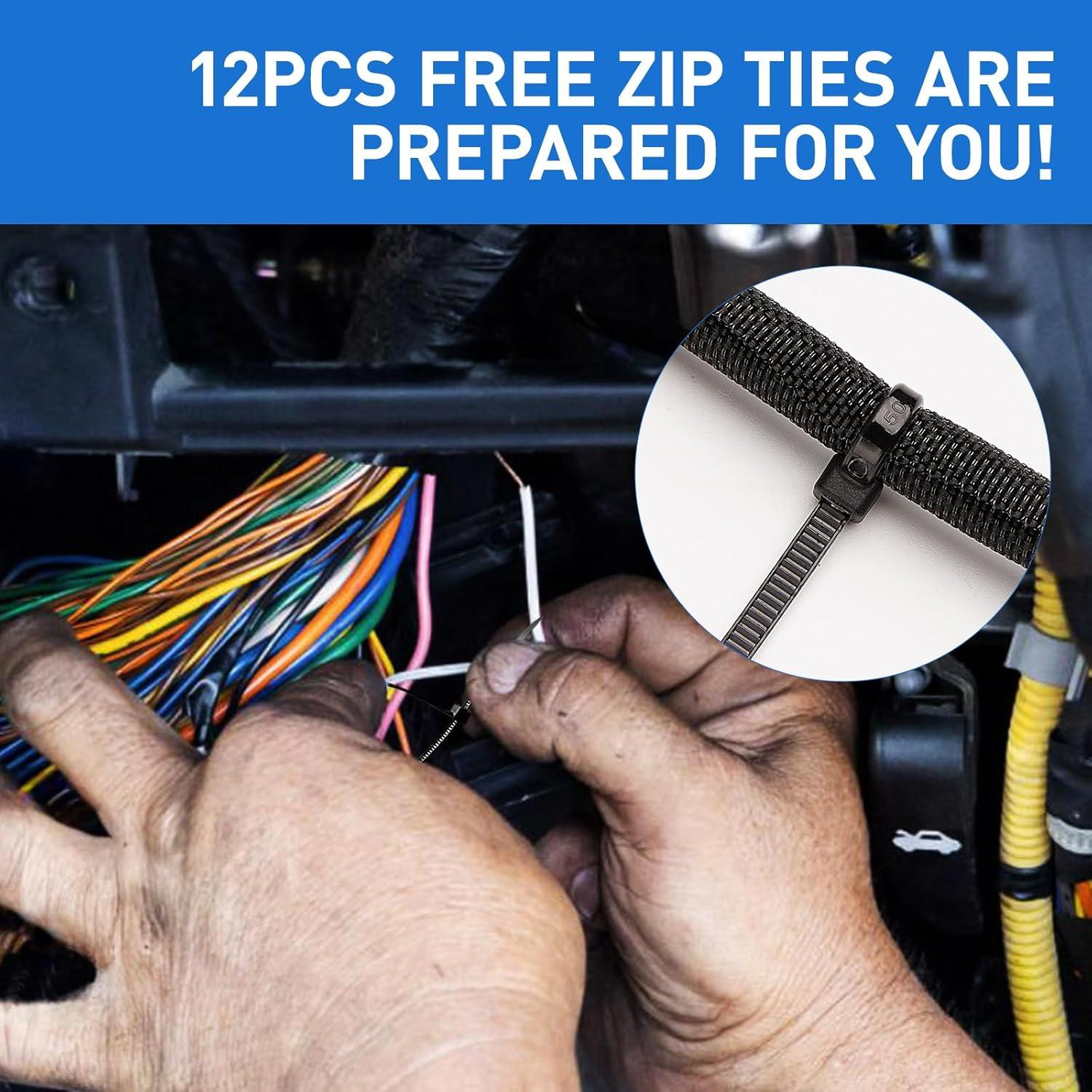 Protector de Cables Annbes 2m Negro para Mascotas y Automóviles