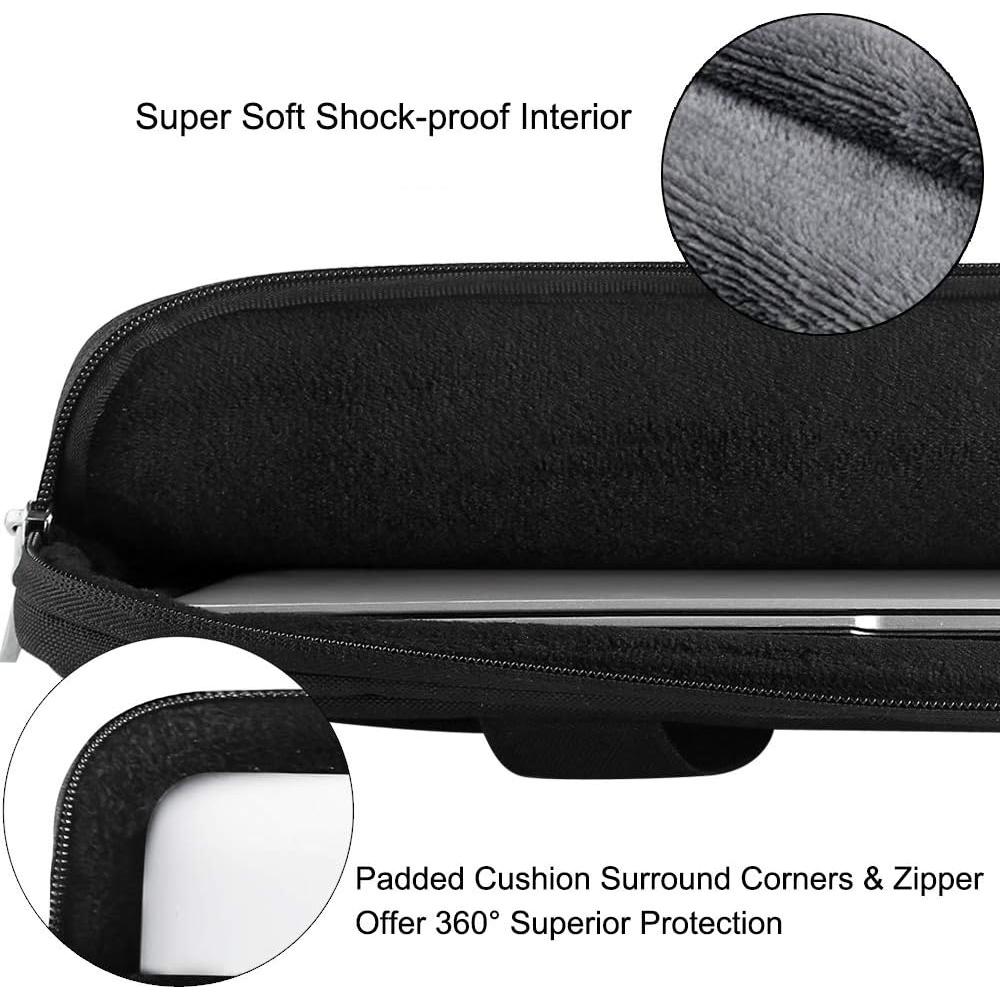 Bolsa para Laptop Voova 13-14 Pulgadas Negra Impermeable