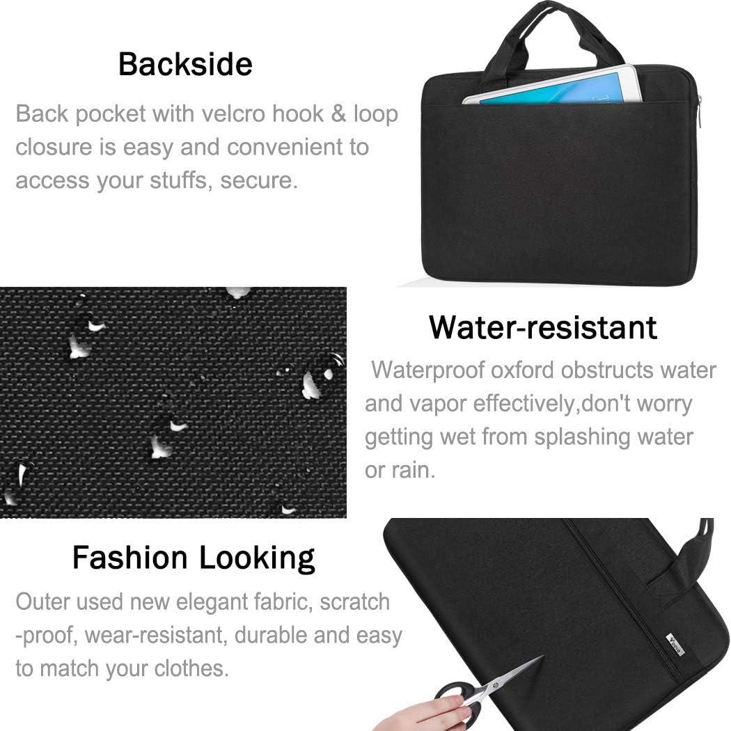 Bolsa para Laptop Voova 13-14 Pulgadas Negra Impermeable