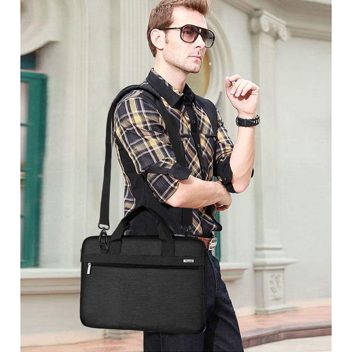 Bolsa para Laptop Voova 13-14 Pulgadas Negra Impermeable