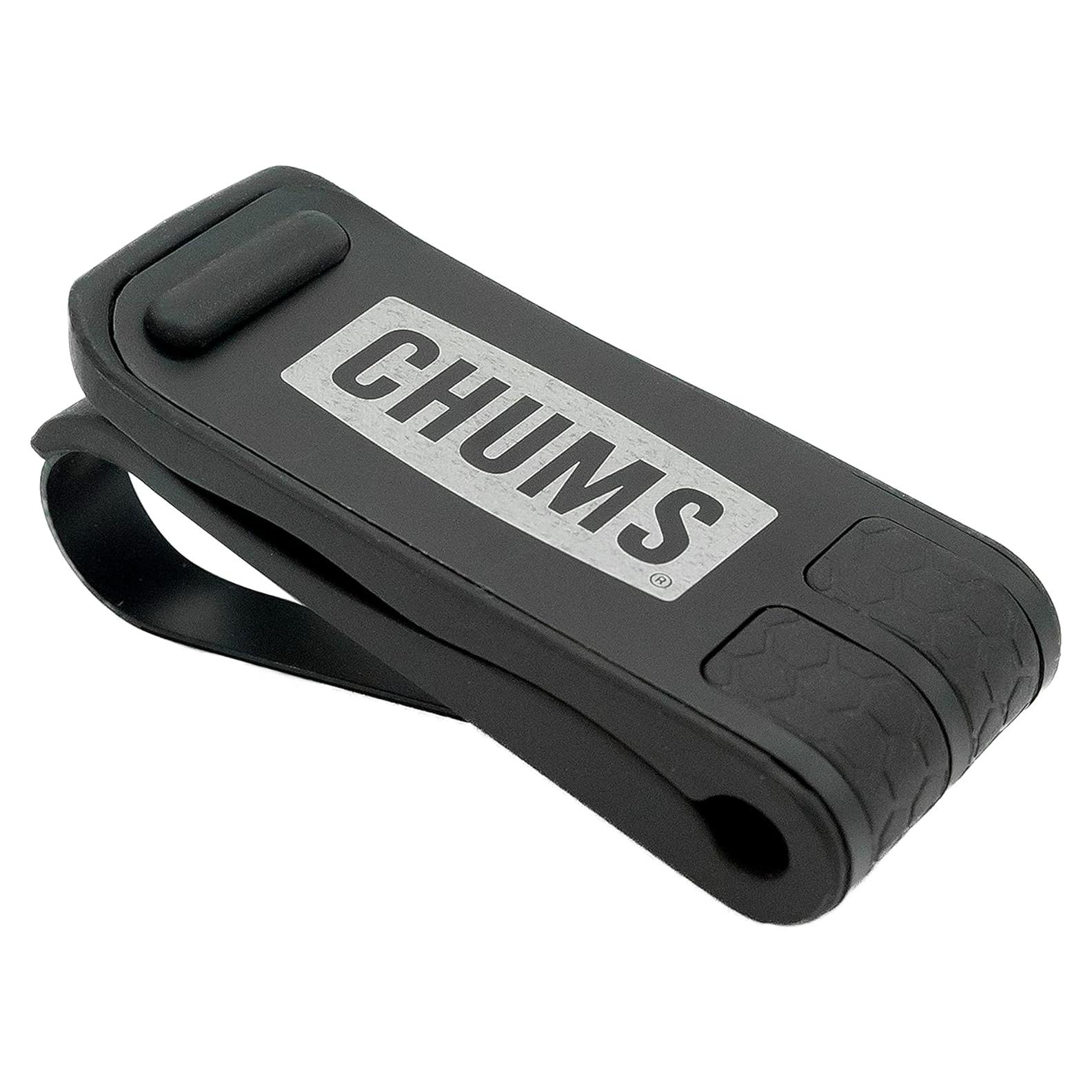 Chums Glasshopper Clip - Soporte para gafas de sol en visera - Negro