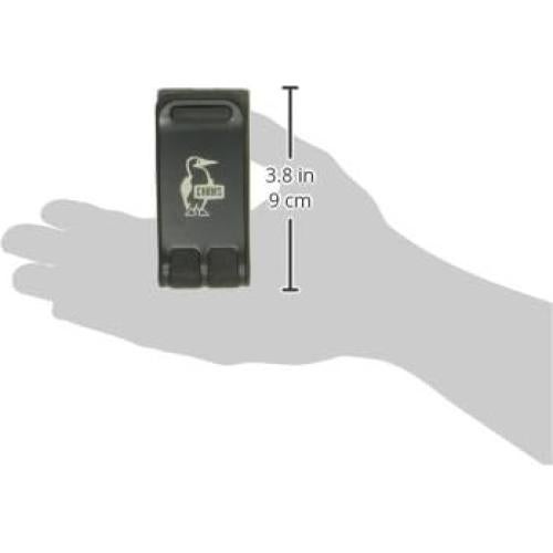 Chums Glasshopper Clip - Soporte para gafas de sol en visera - Negro