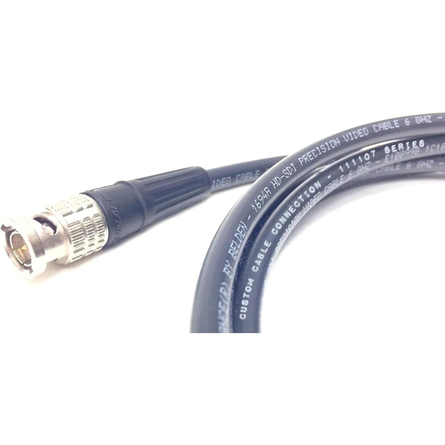 Cable Coaxial Belden 1694A 1 Pie 18 AWG HD-SDI Custom Cable