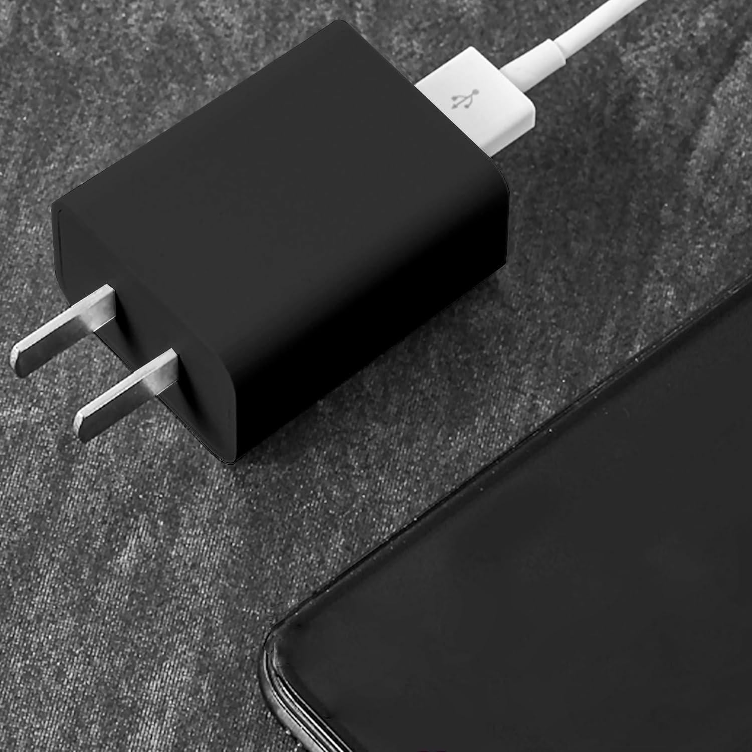 Cargador de Pared MEHIDFY USB 5V 2A Carga Rápida Negro