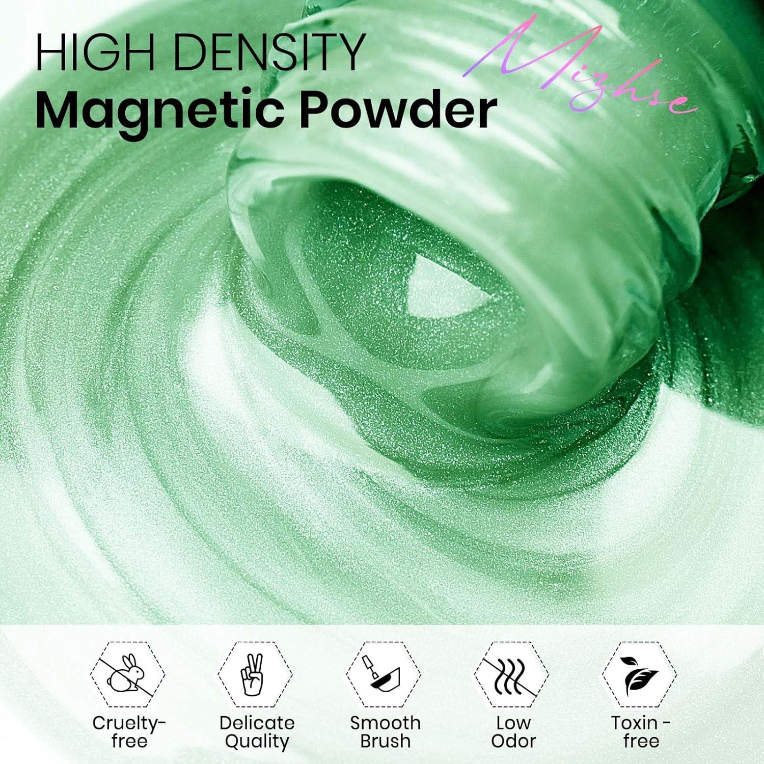 Esmalte de Uñas en Gel MIZHSE Cat Eye 3 Colores + Varita