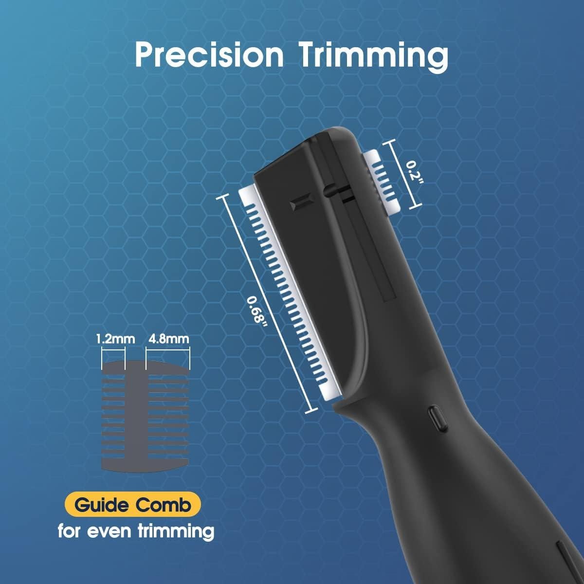 Recortador de Cejas Eléctrico Funstant a Batería Negro Humo