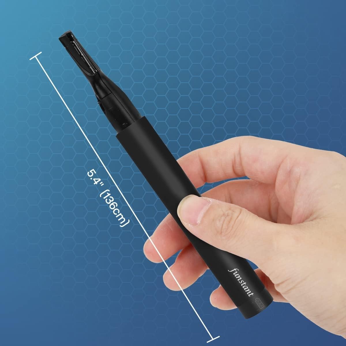 Recortador de Cejas Eléctrico Funstant a Batería Negro Humo