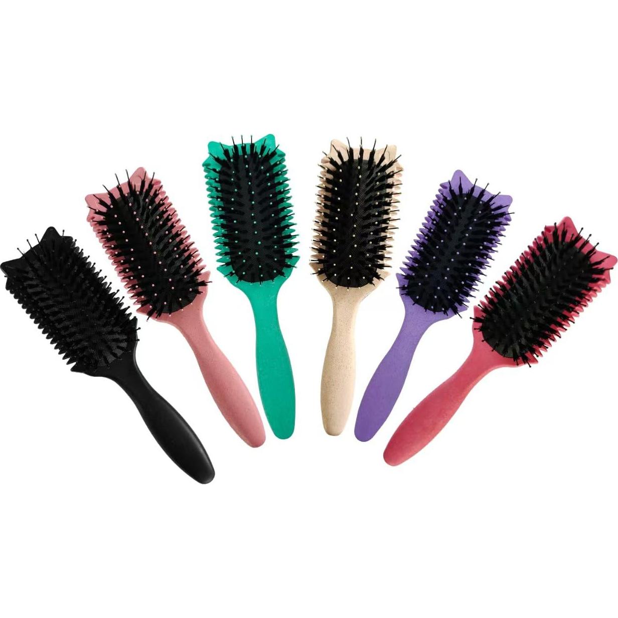 Cepillo Definidor de Rizos WDF - Diseño Cabeza de Gato Negro