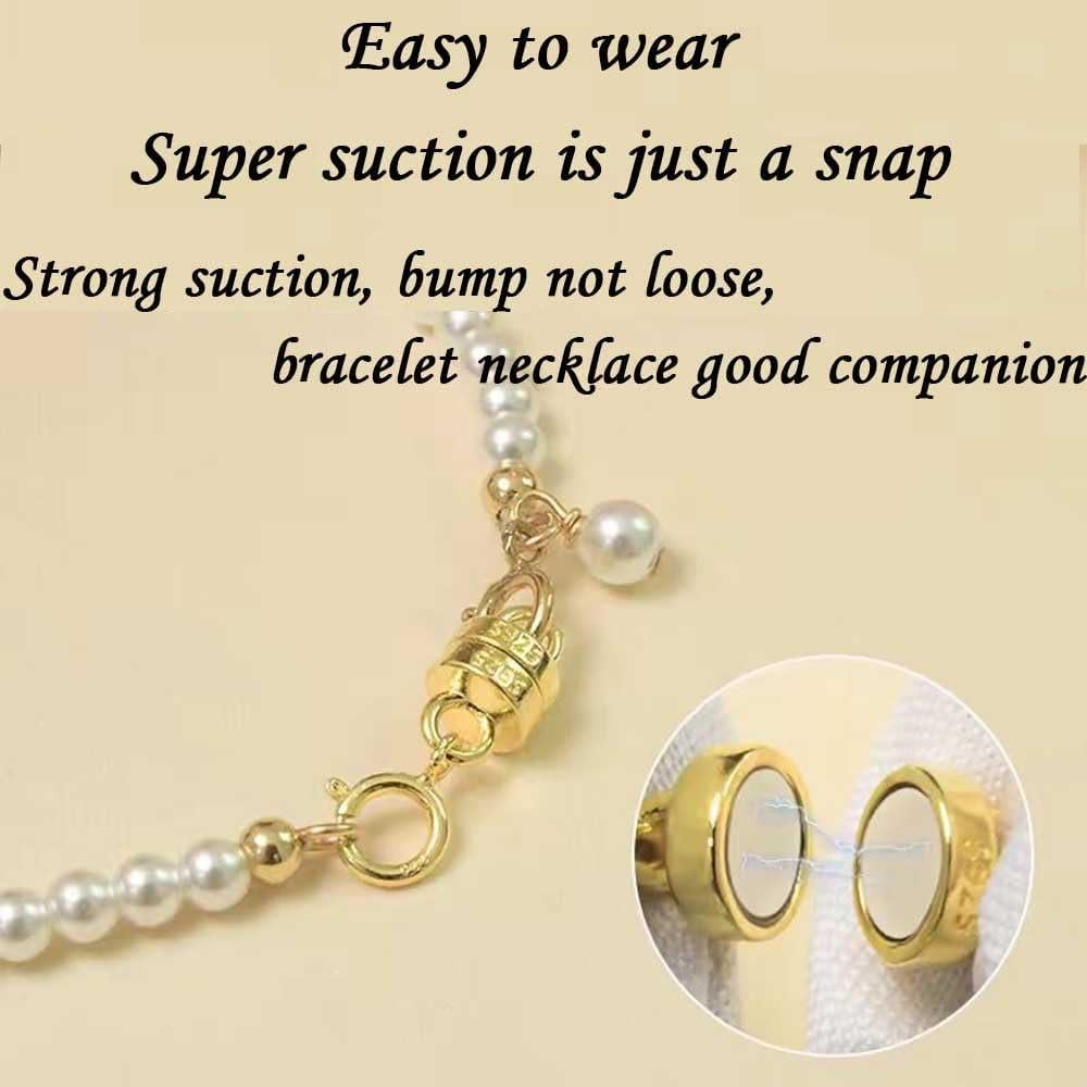 Cierres Magnéticos de Plata 925 Oilzorr para Collares y Pulseras - 10 Pcs