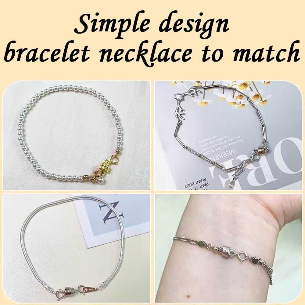 Cierres Magnéticos de Plata 925 Oilzorr para Collares y Pulseras - 10 Pcs