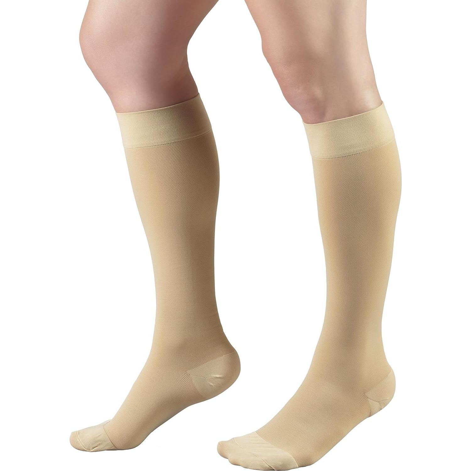Medias de Compresión Truform 8845 30-40 mmHg Unisex Beige Pequeño