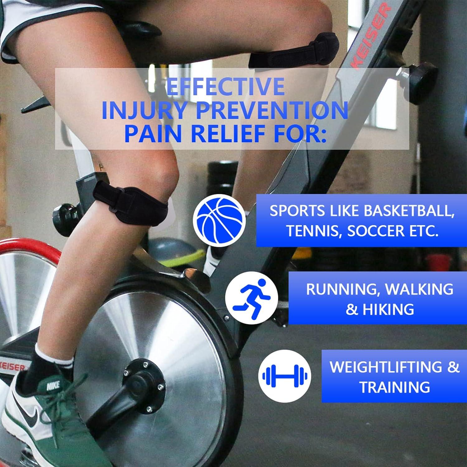 Correa de Tendón Patelar EMICUTE Ajustable para Rodilla - Alivio Dolor