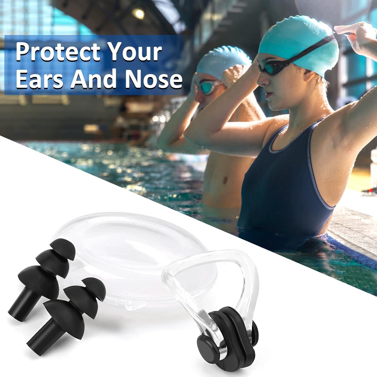 Paquete de 2 Gorras de Natación Silicona Tashippa Unisex