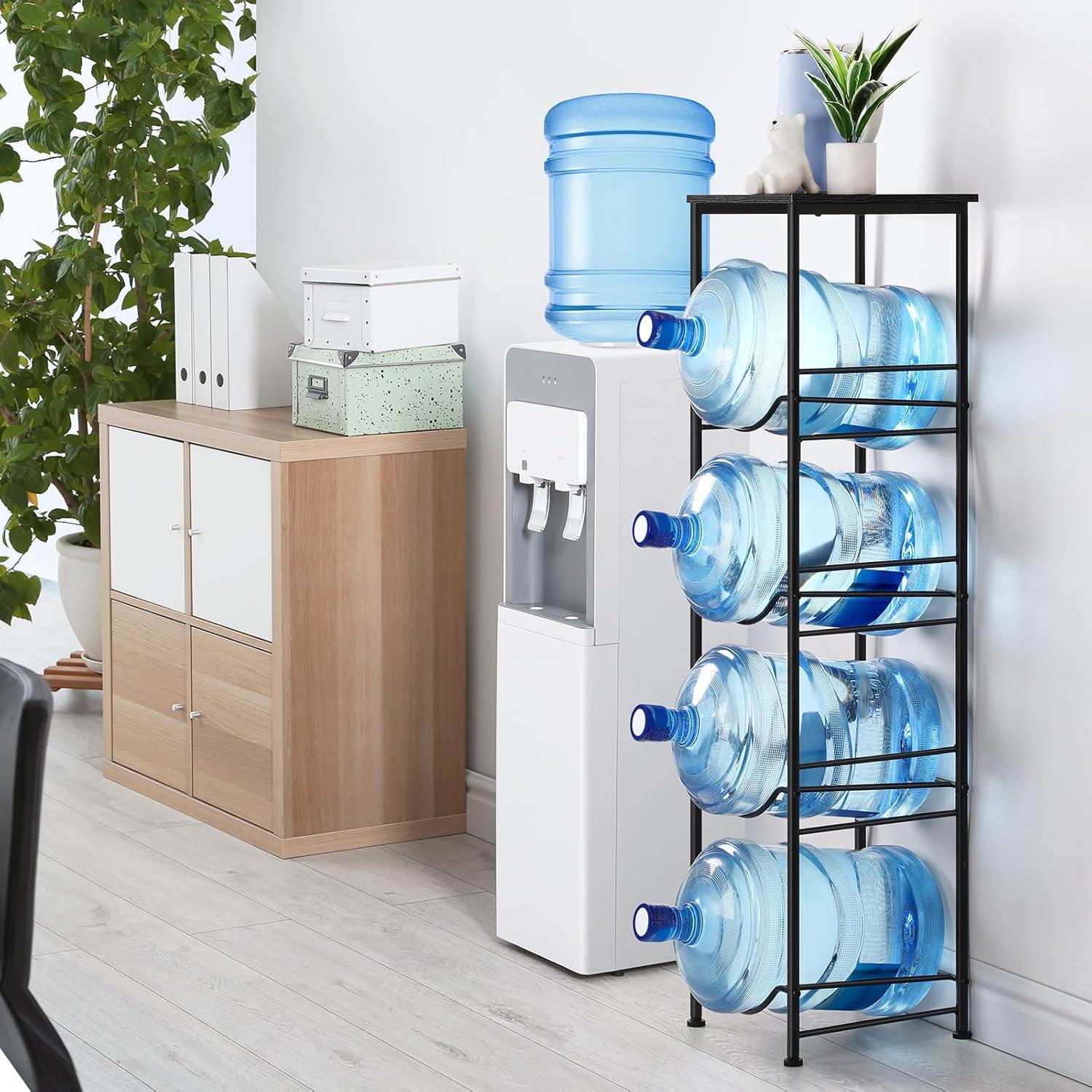 Soporte para Jarras de Agua ETELI 4 Niveles Negro 20 kg