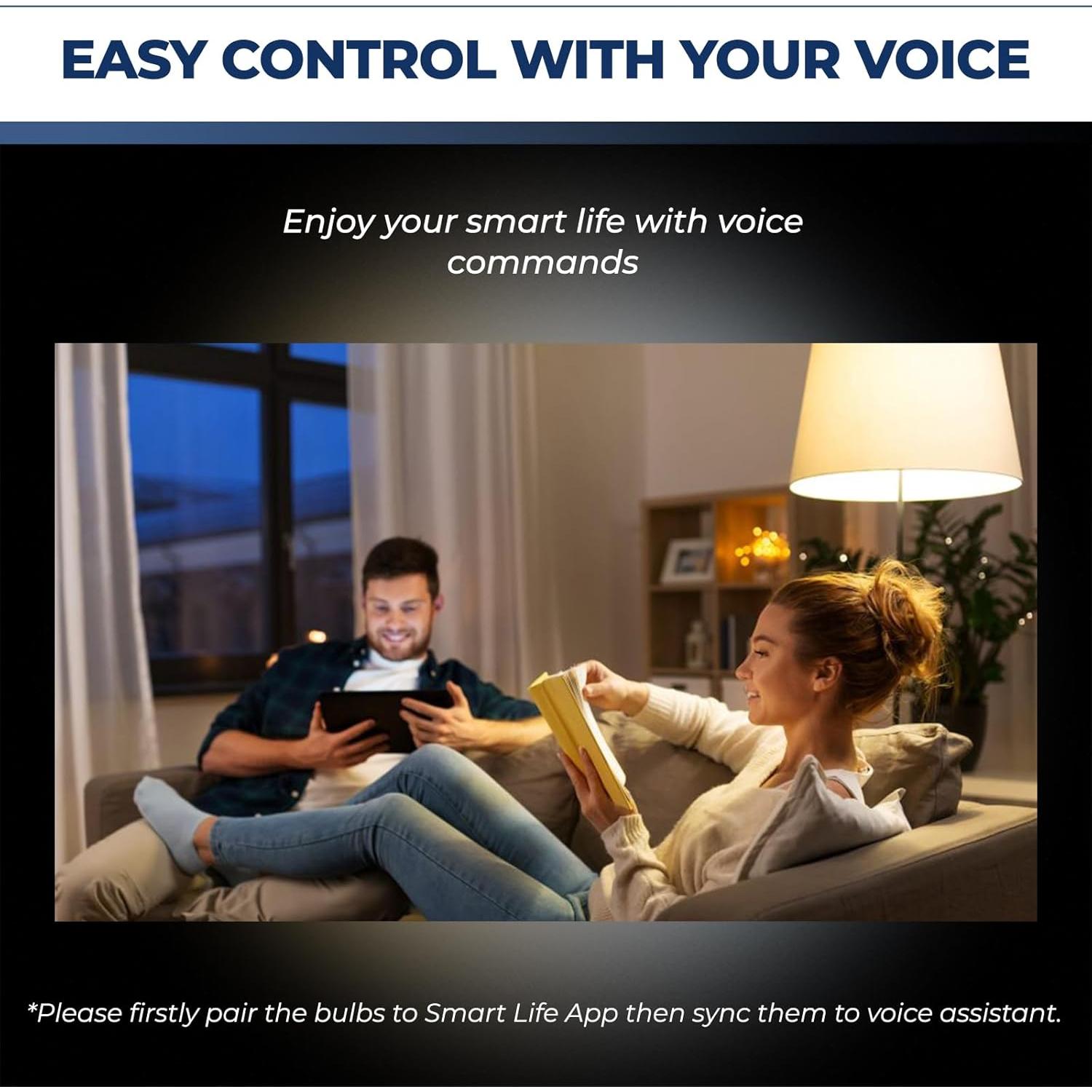 Bombillas Inteligentes Lightinginside 11W E26 RGB 1350LM 2Pcs