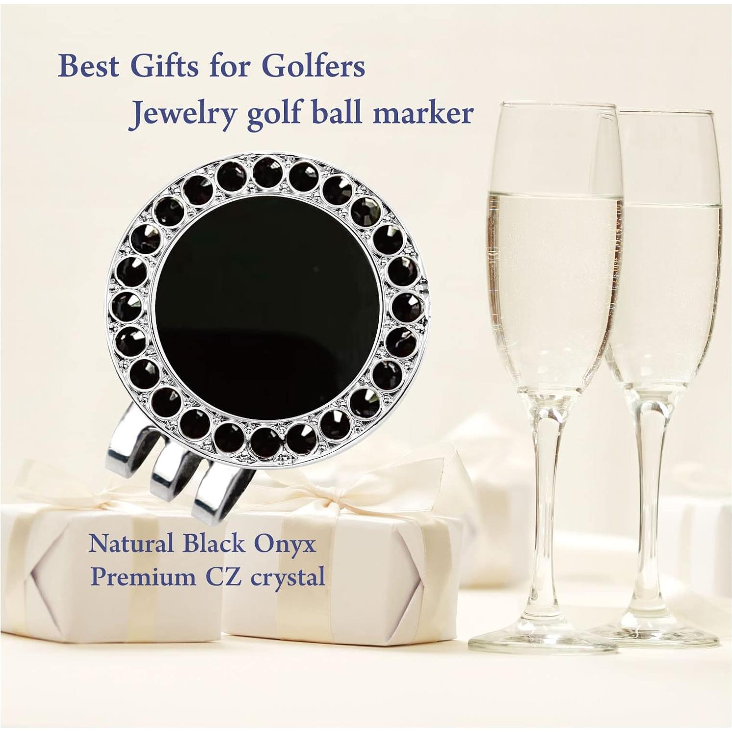 Marcador de Pelotas de Golf E TRUEE con Clip Magnético y Cristal