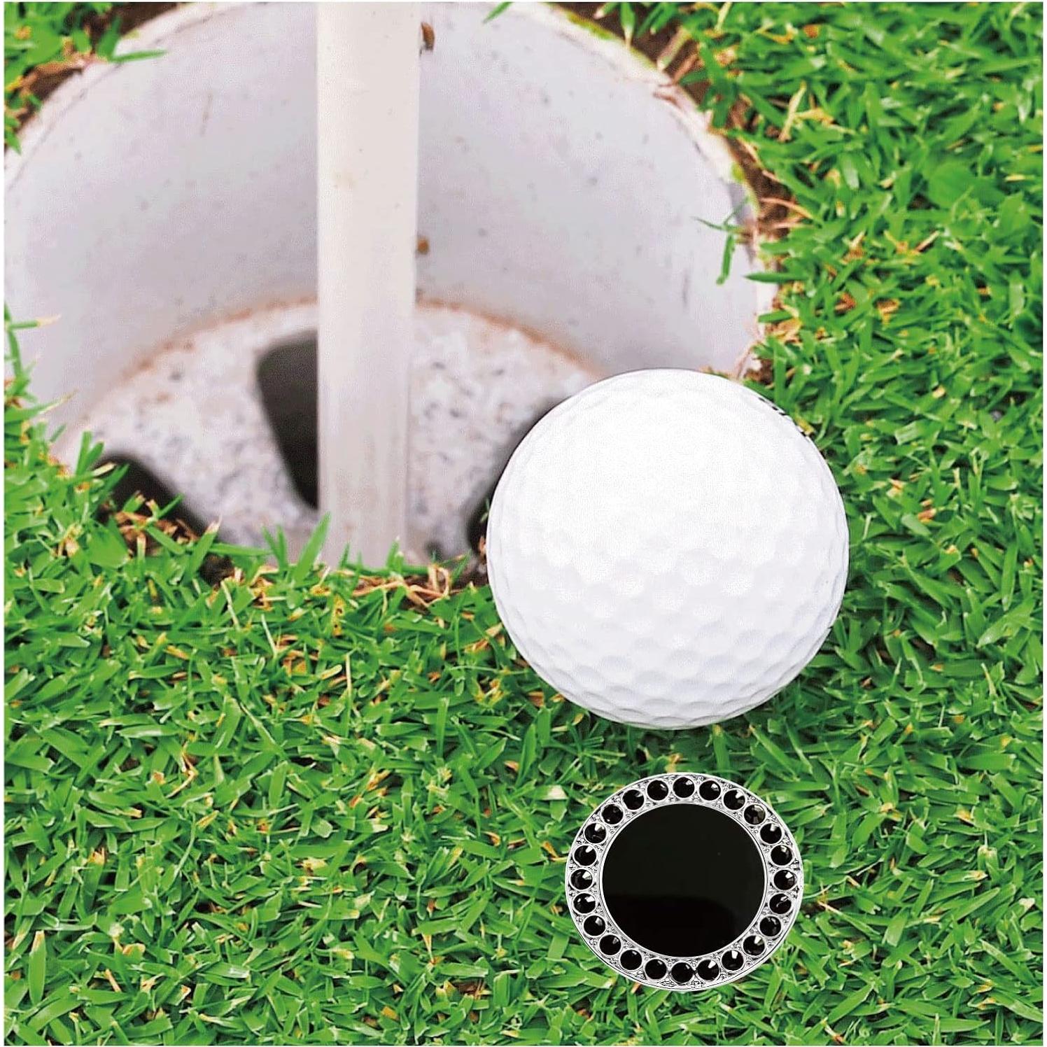 Marcador de Pelotas de Golf E TRUEE con Clip Magnético y Cristal