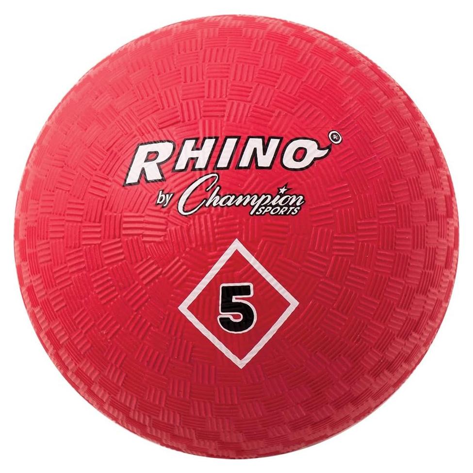 Pelota de Patio Champion Sports 12.7 cm - Nylon 2 capas Roja