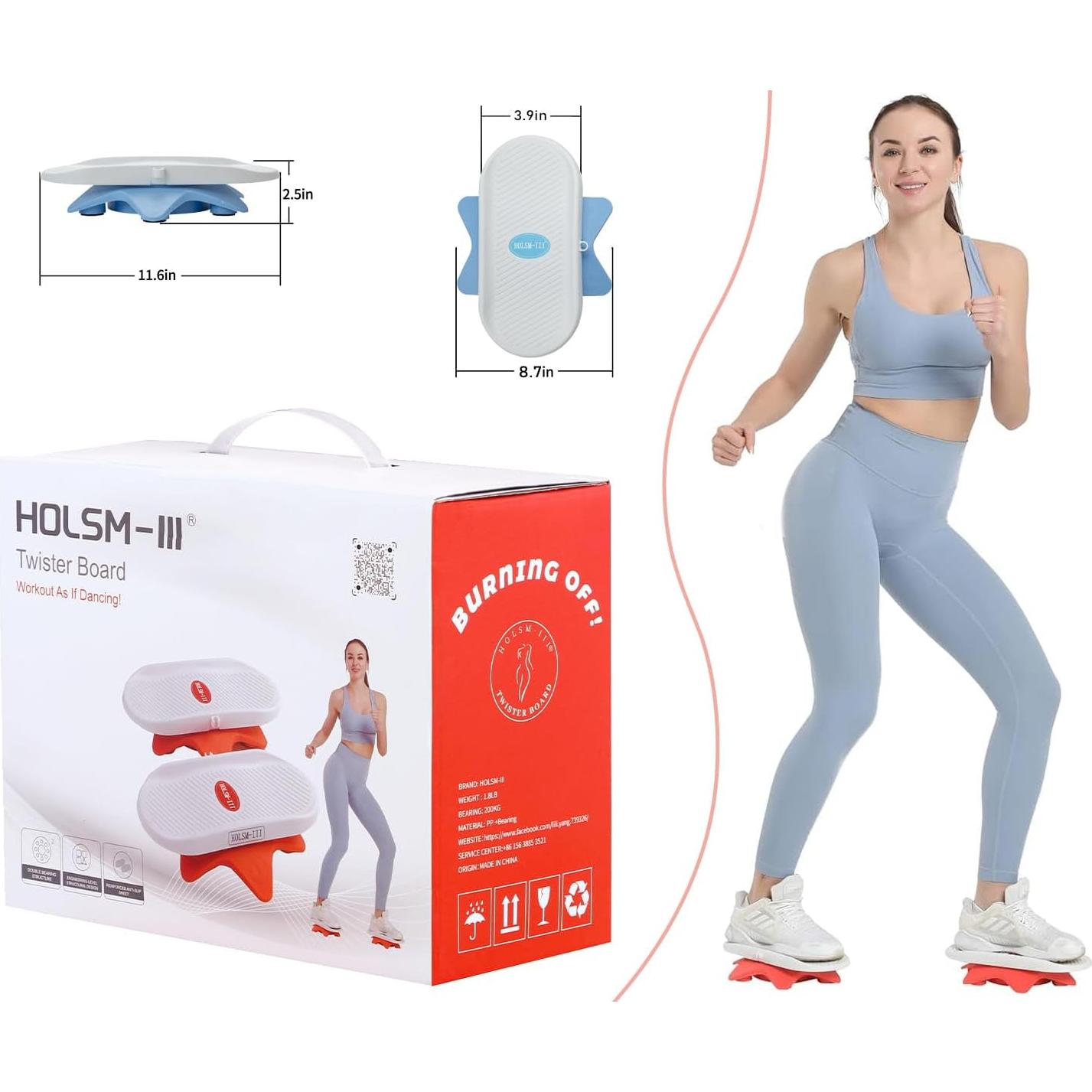 Tablero Ab Twister HOLSM-III para Ejercicio Abdominal - Azul