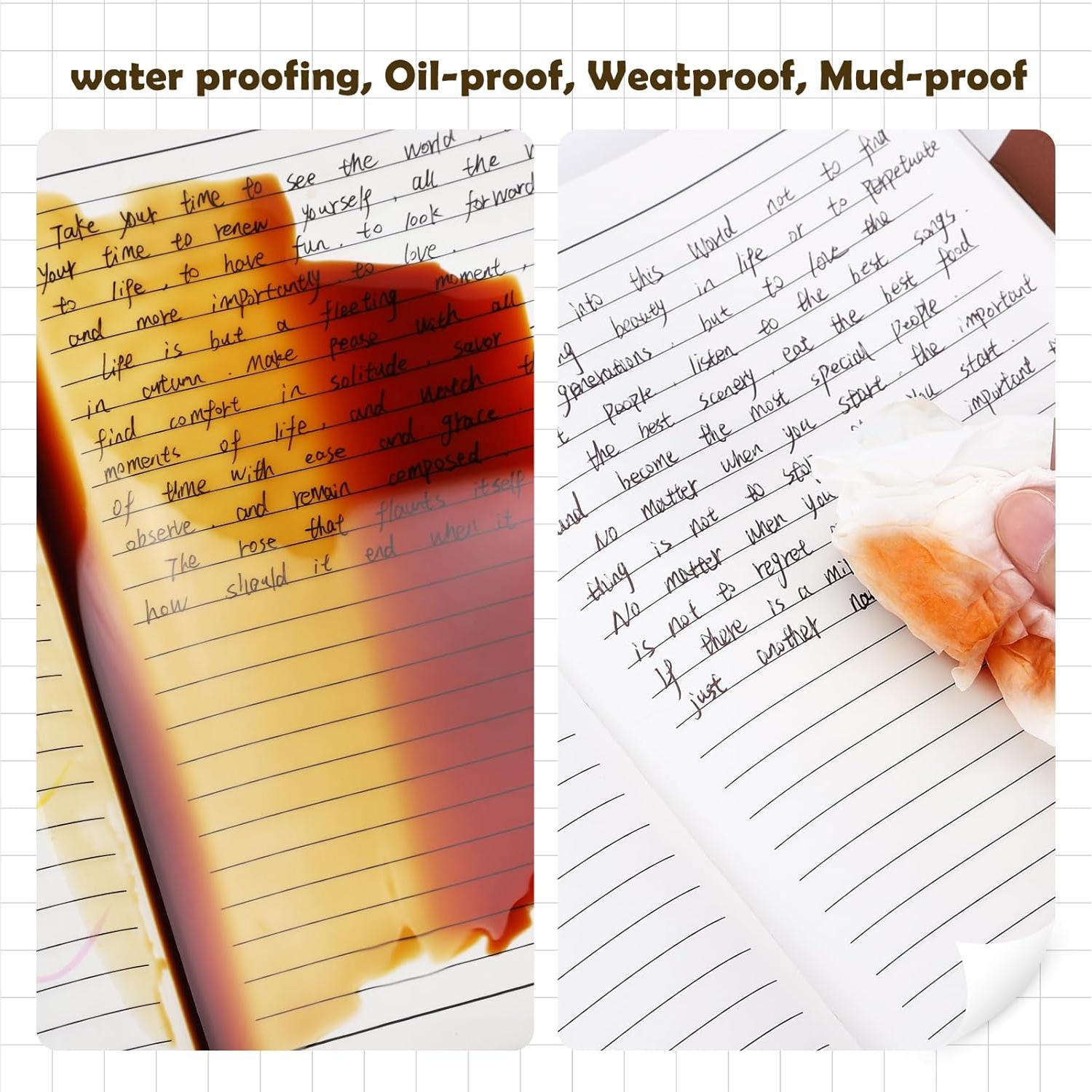 Cuaderno A5 Stonetime de Papel de Piedra Impermeable Azul