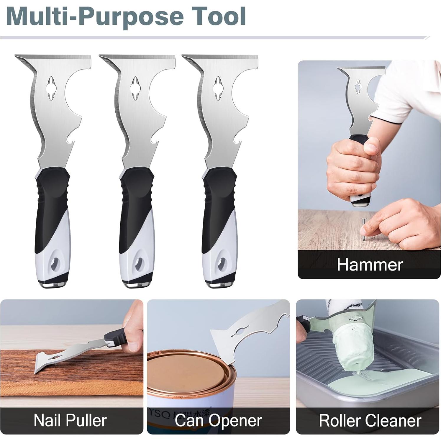 Cuchillo de Masilla 10 en 1 Mister Rui - Raspador Multifuncional