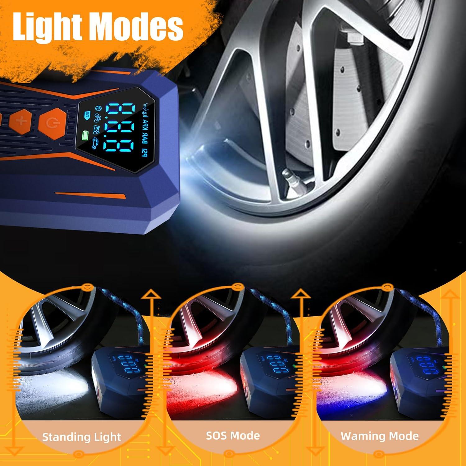 Compresor de Aire Portátil Lockenstab CQB0002 150 PSI Inalámbrico