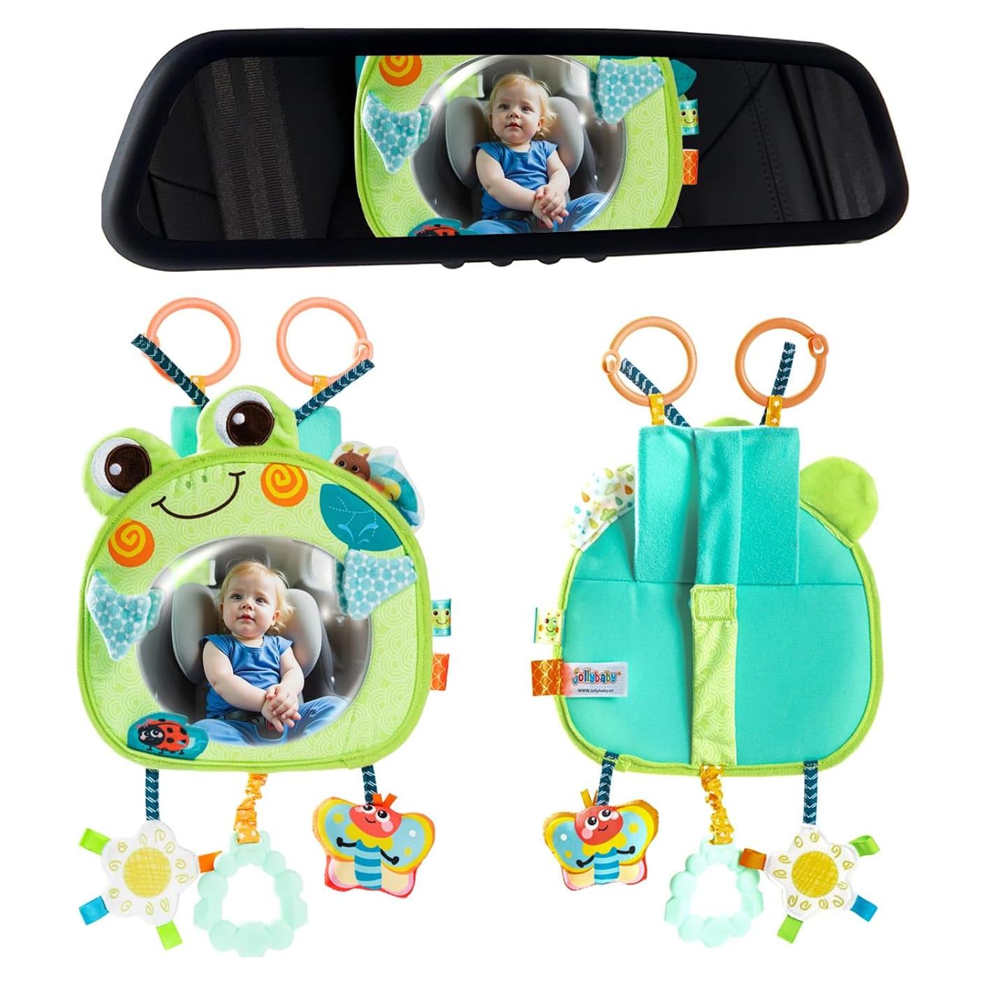 Juguete Colgante para Cochecito Jollybaby Rana Espejo 20.8x14.9cm