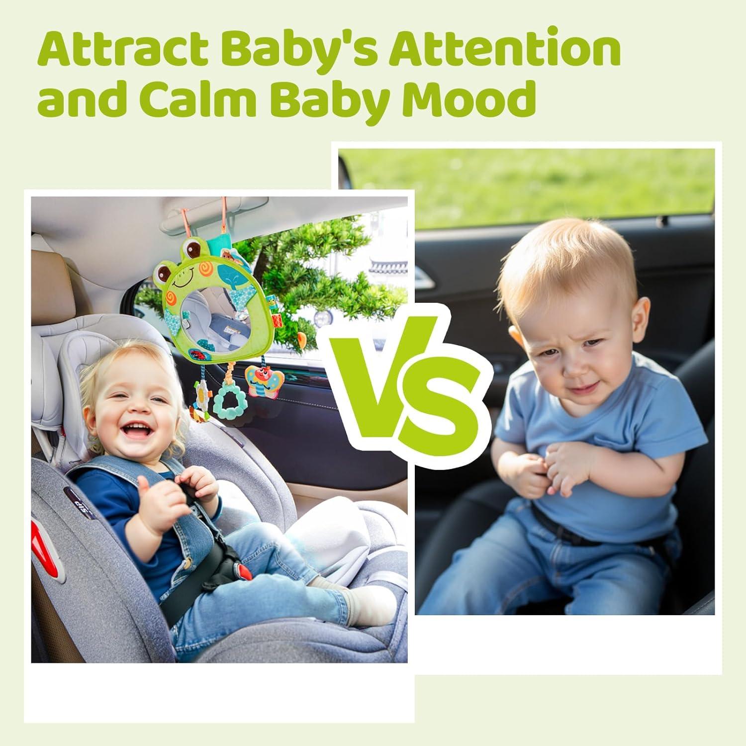 Juguete Colgante para Cochecito Jollybaby Rana Espejo 20.8x14.9cm