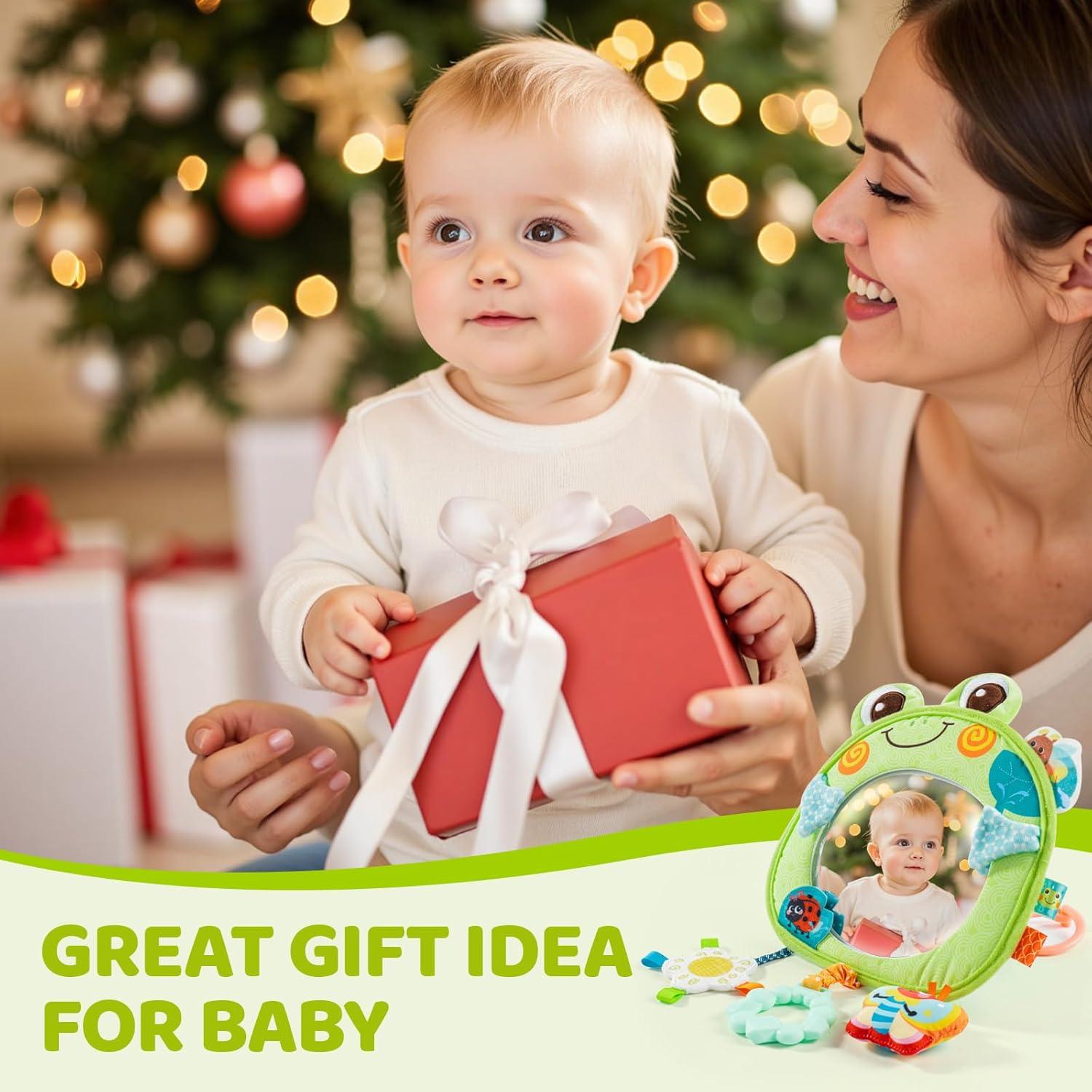 Juguete Colgante para Cochecito Jollybaby Rana Espejo 20.8x14.9cm