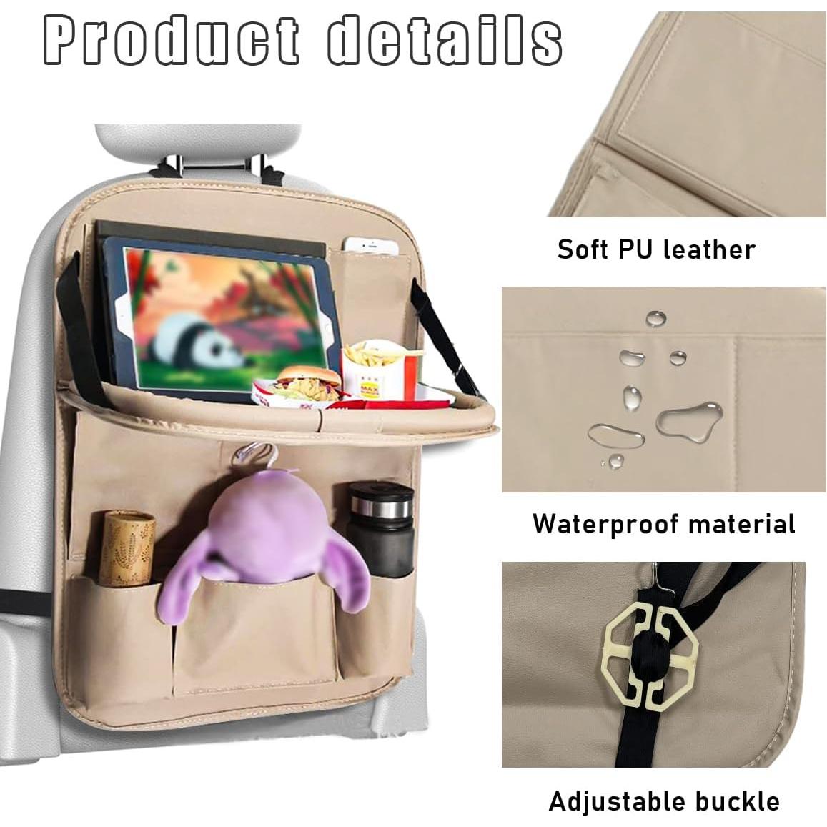 Organizador de Asiento Trasero de Coche Sylvil con Soporte para Tableta