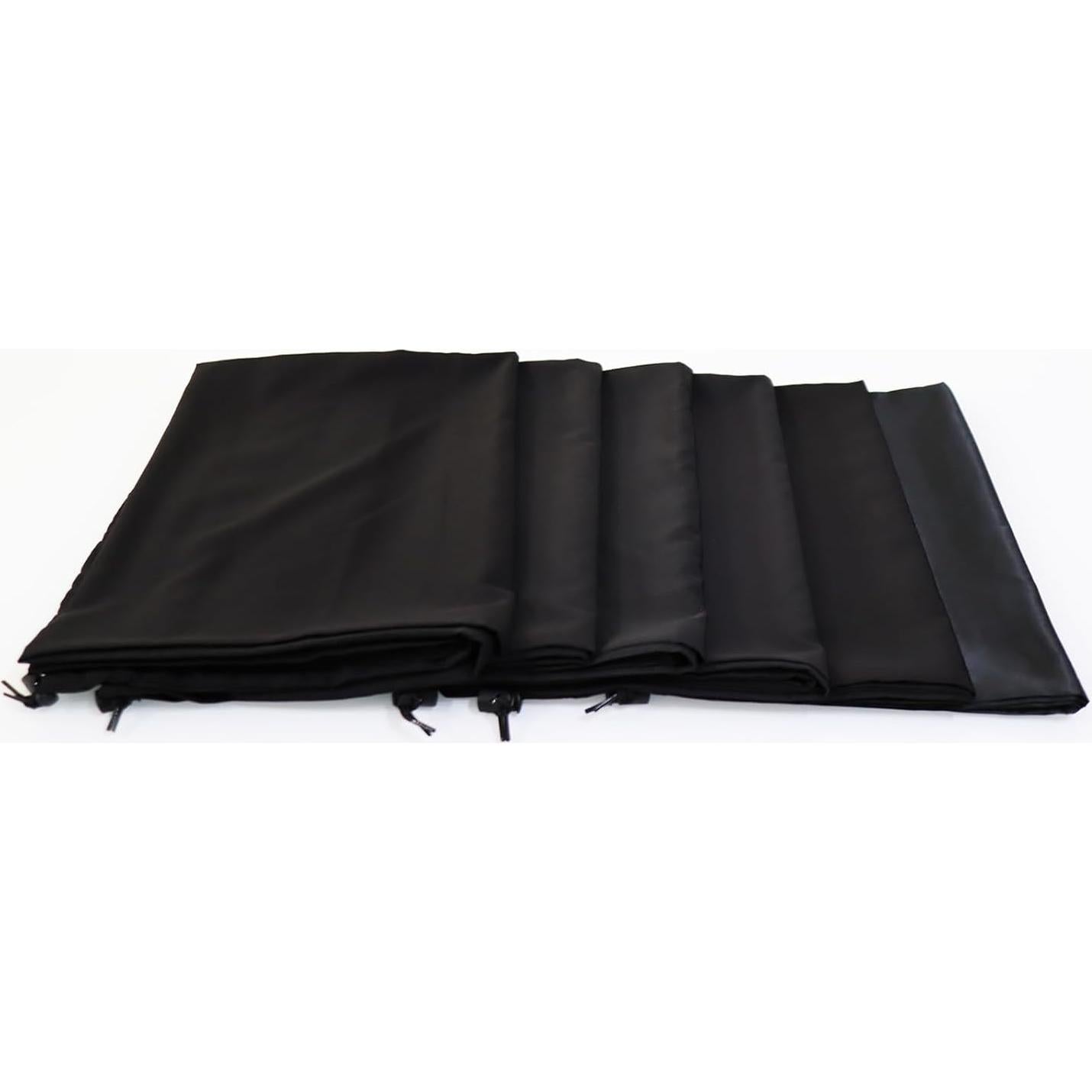 Bolsa de lavandería YETHAN 6 piezas 76.2x101.6cm negra