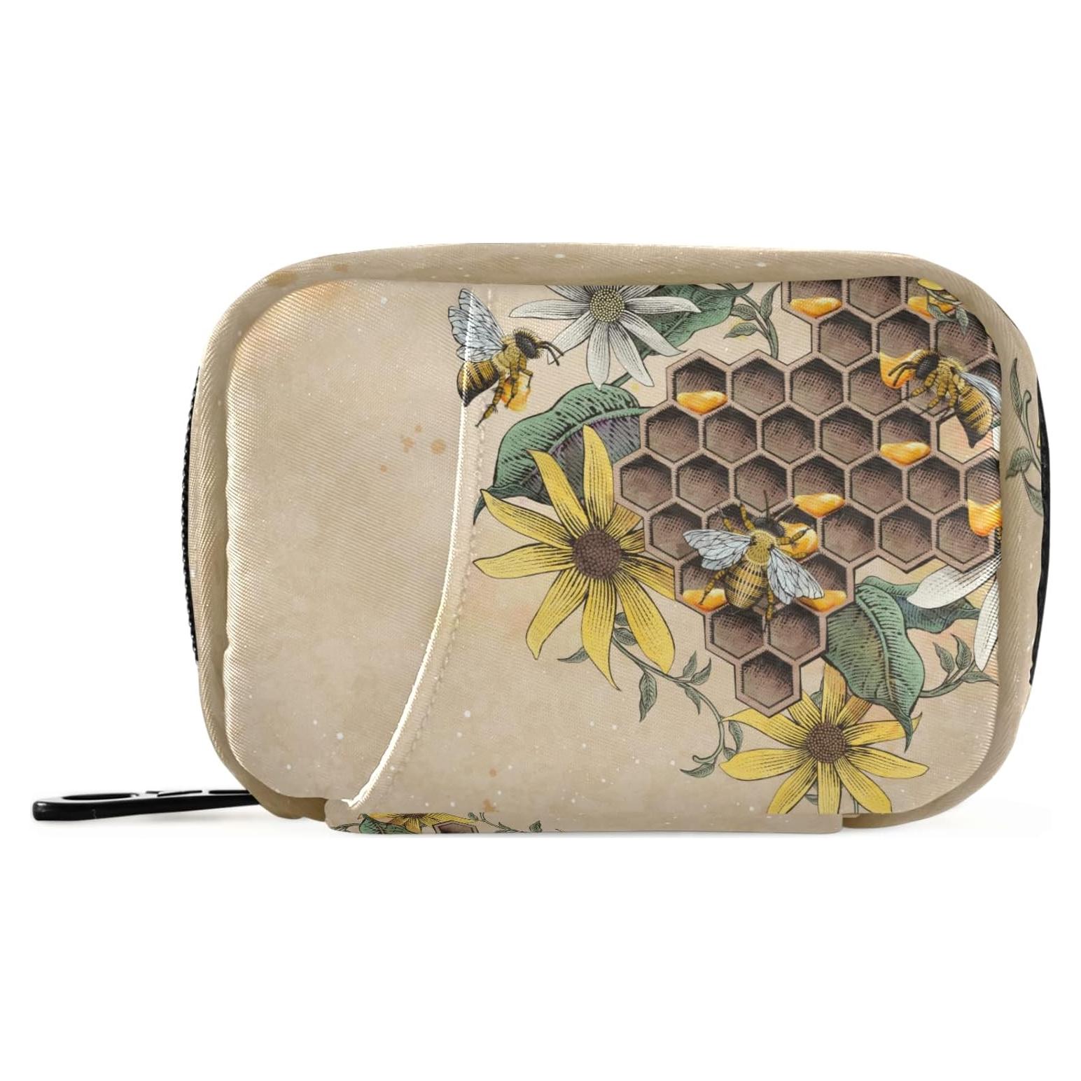 Pastillero Vintage Naanle 7 Días Compacto con Cremallera