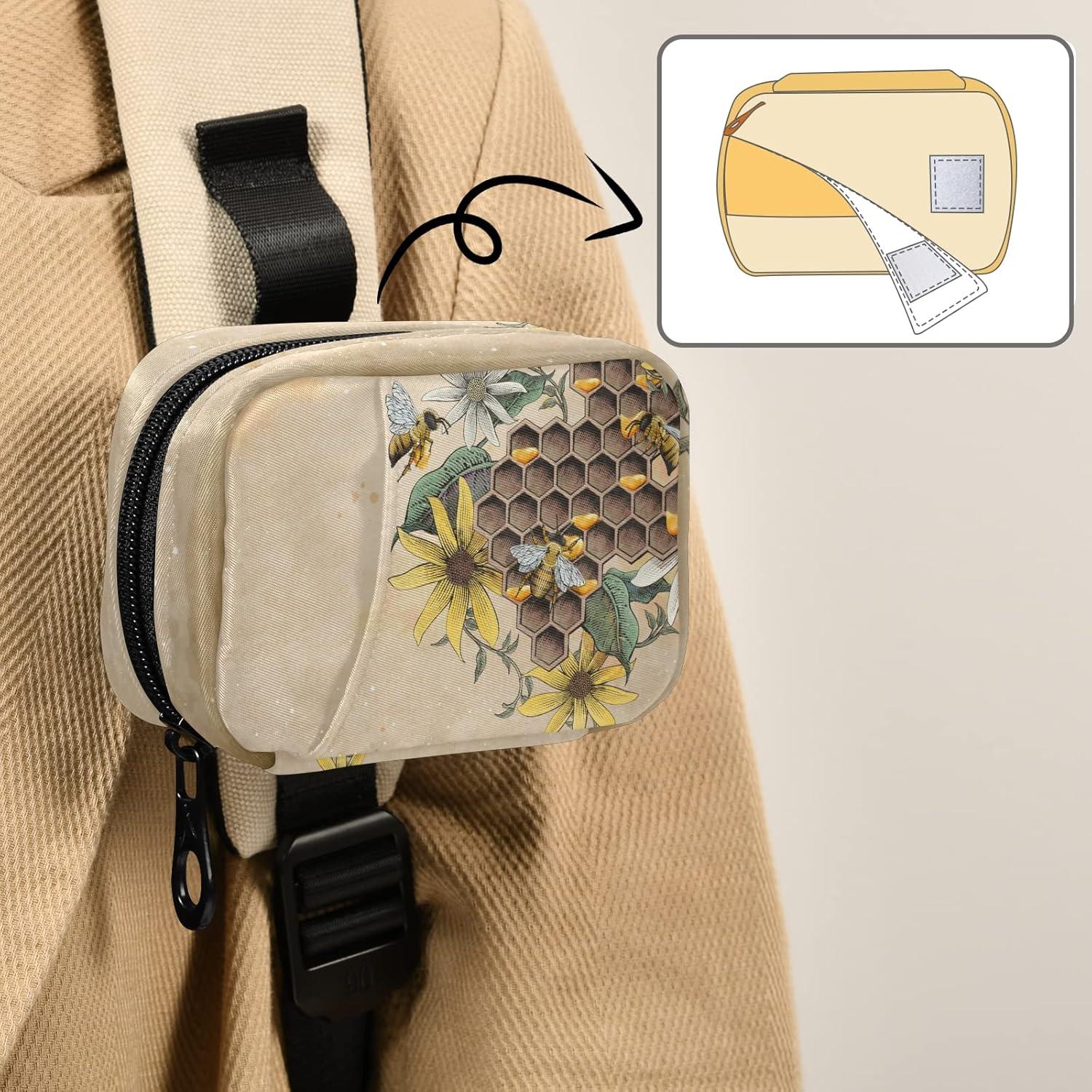 Pastillero Vintage Naanle 7 Días Compacto con Cremallera