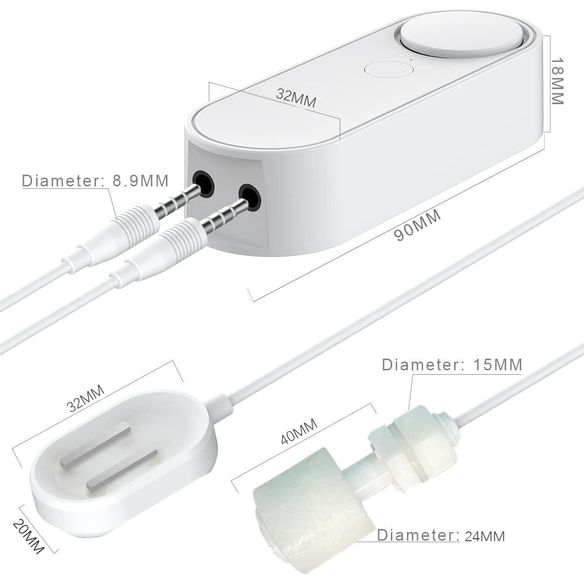 Detector de fuga de agua WiFi TUHA-TECH L31 2 en 1 con alarma