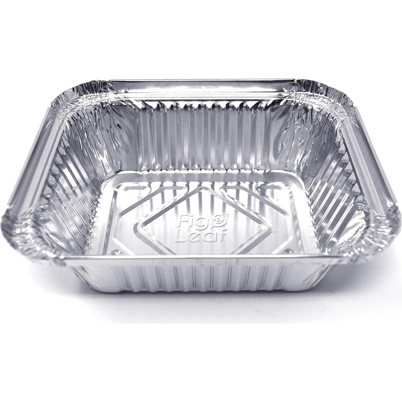 Paquete de 20 Bandejas de Goteo Aluminio Fig & Leaf 15.24x12.7cm