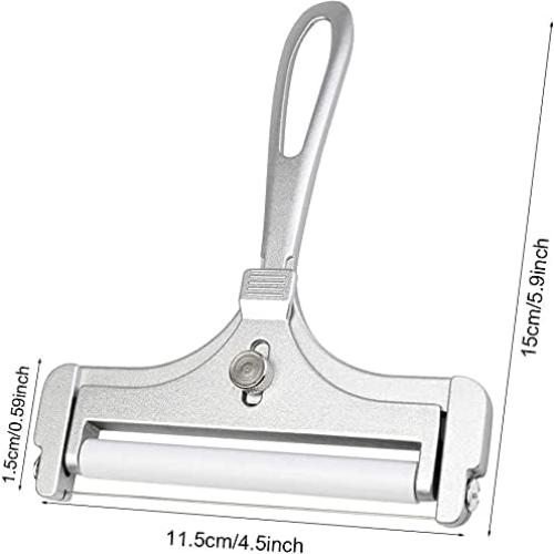 Cortador de Queso Ajustable Poualss Acero Inoxidable 15x11.5cm