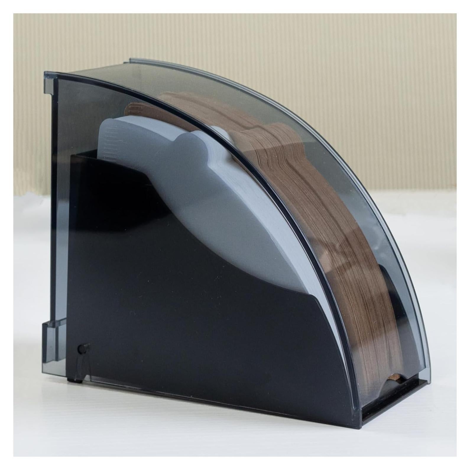 Soporte para Filtros de Café IZKOOKE Negro, Organizador Hermético