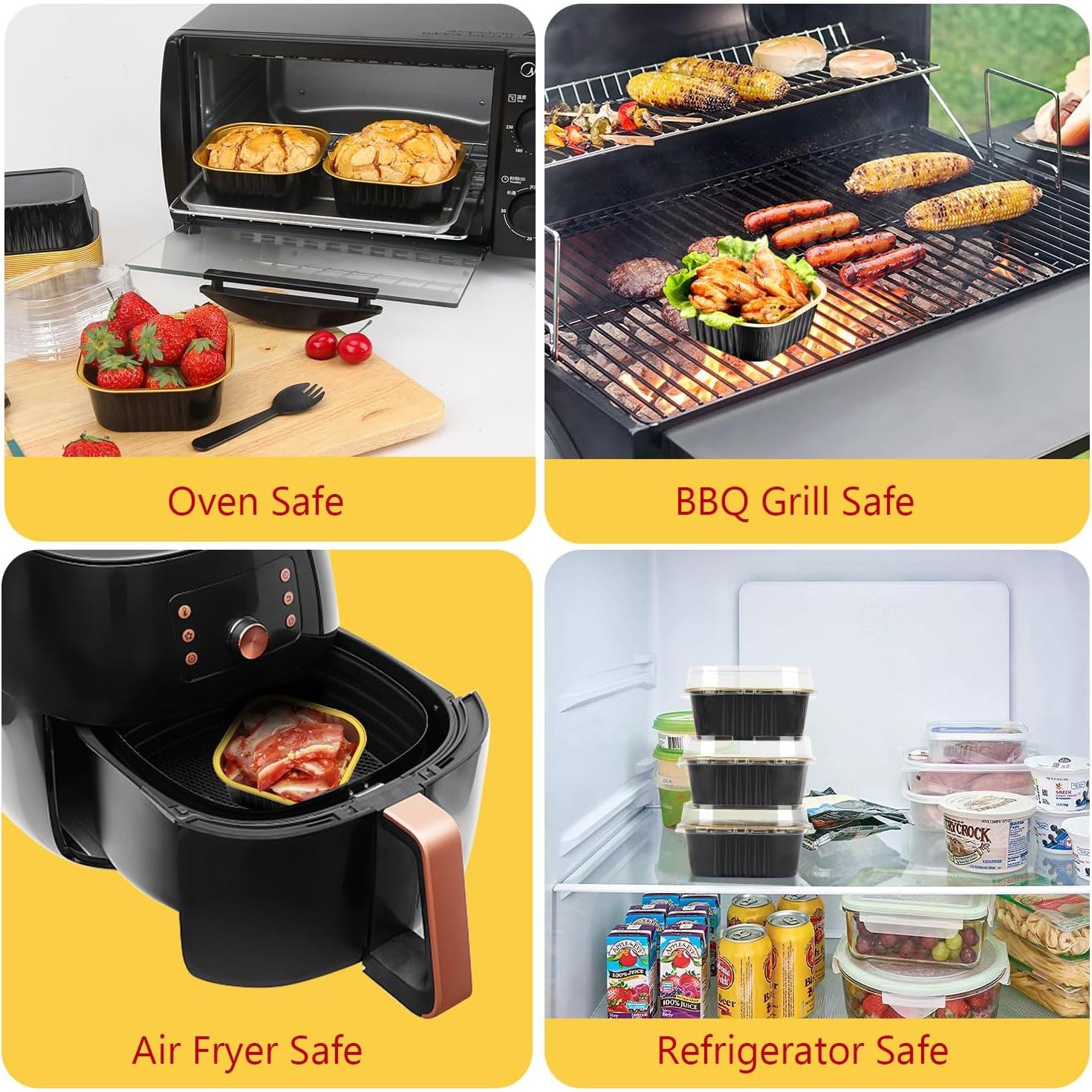 Moldes para Pasteles Mini LNYZQUS 150g 80paquete con Tapas