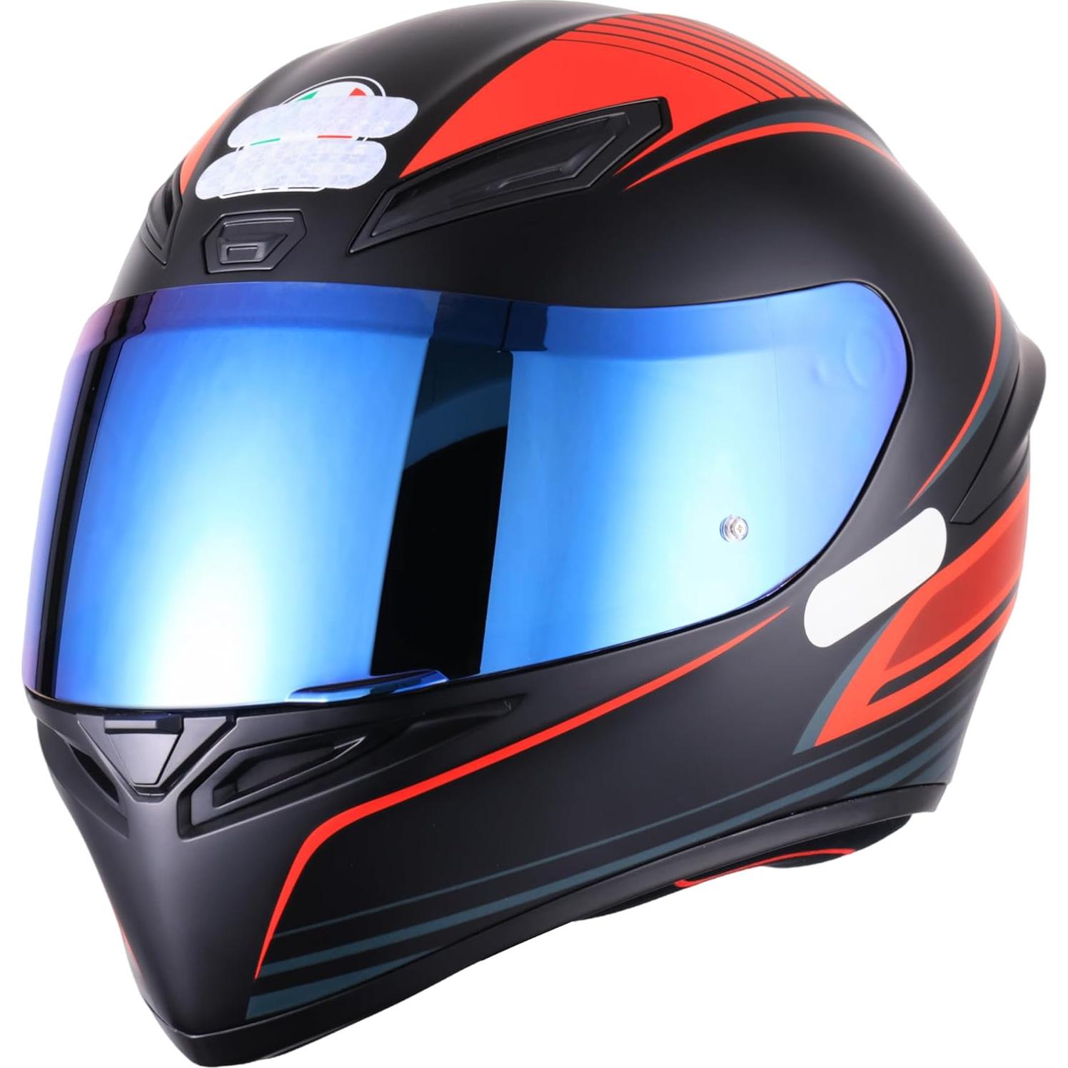 Visera Soman K1S Azul, Reemplazo para Cascos K5S K3SV