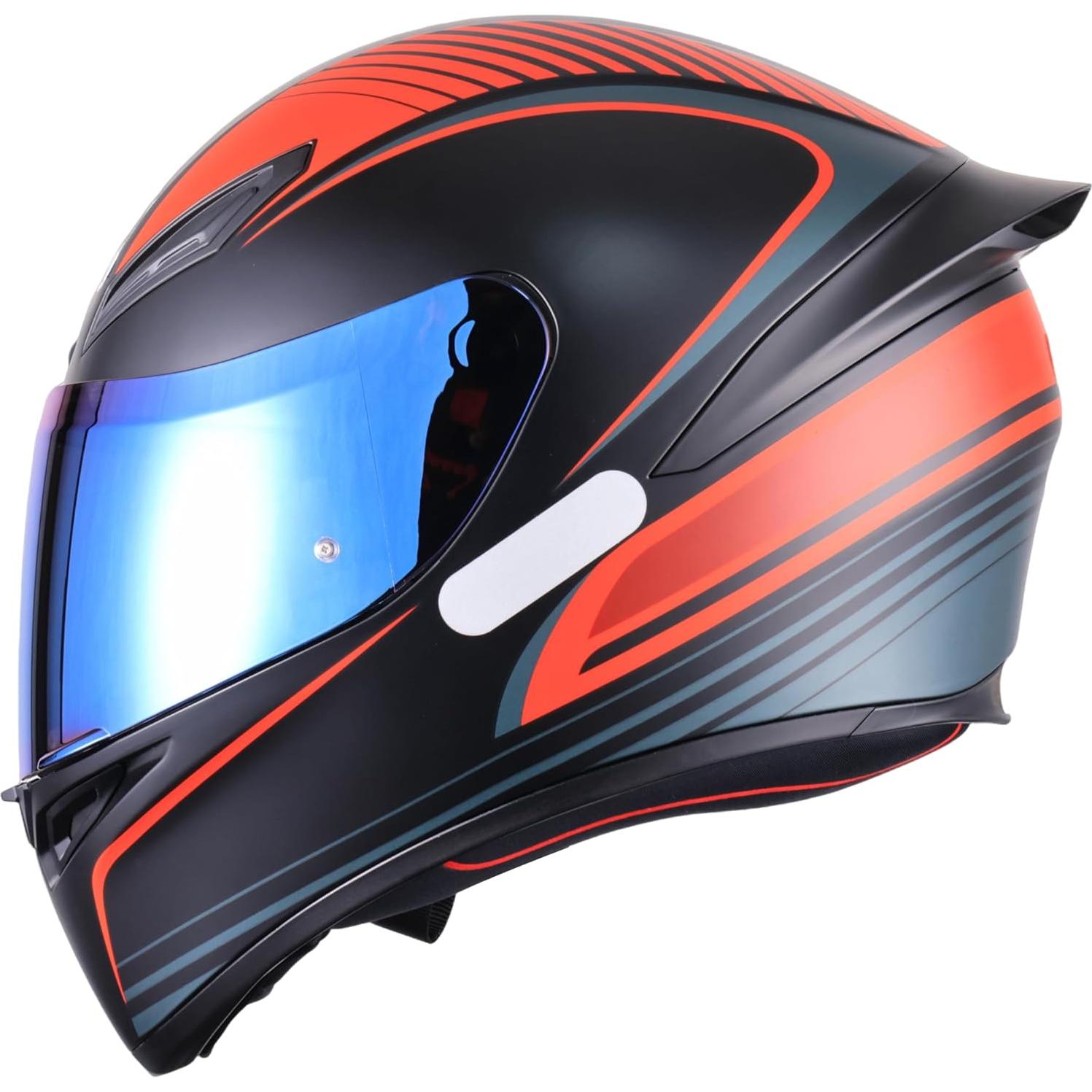 Visera Soman K1S Azul, Reemplazo para Cascos K5S K3SV