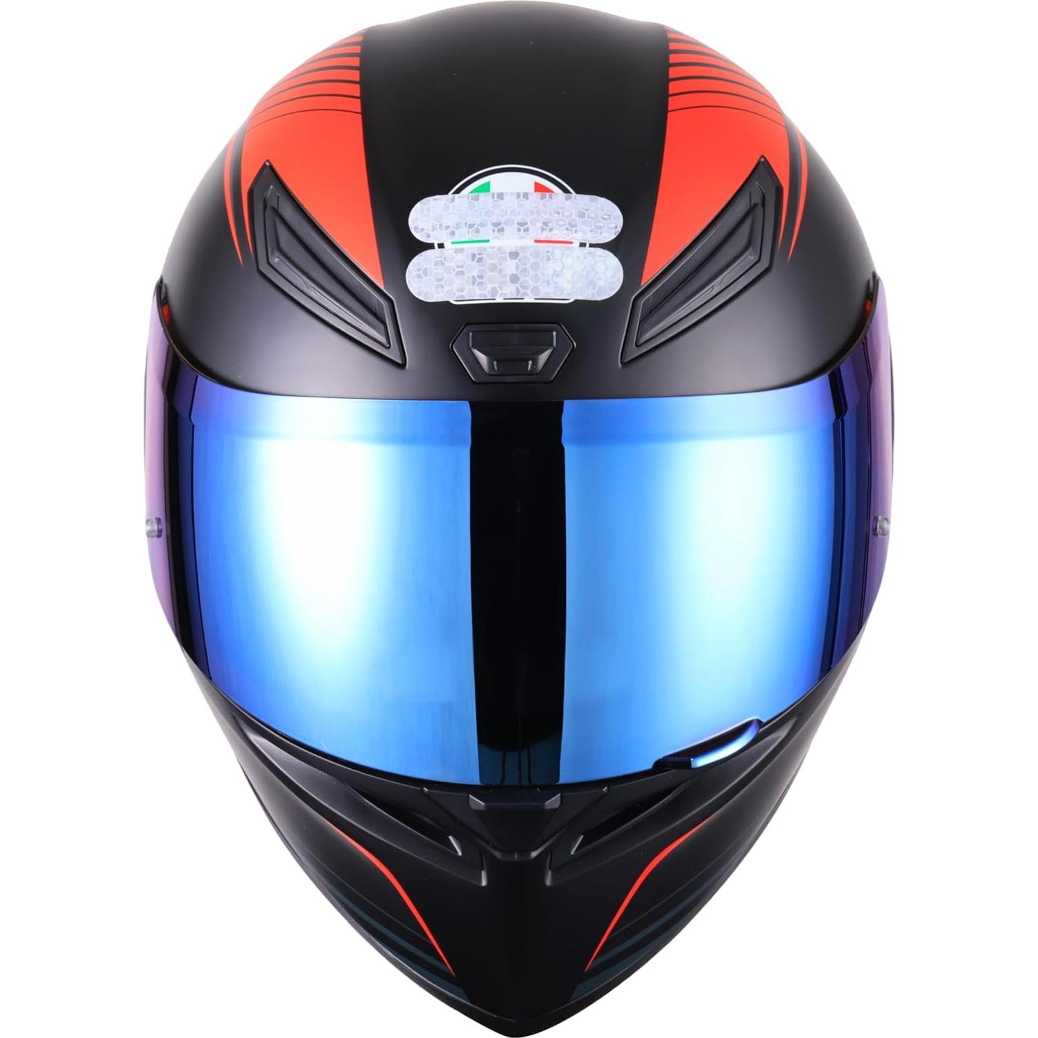 Visera Soman K1S Azul, Reemplazo para Cascos K5S K3SV