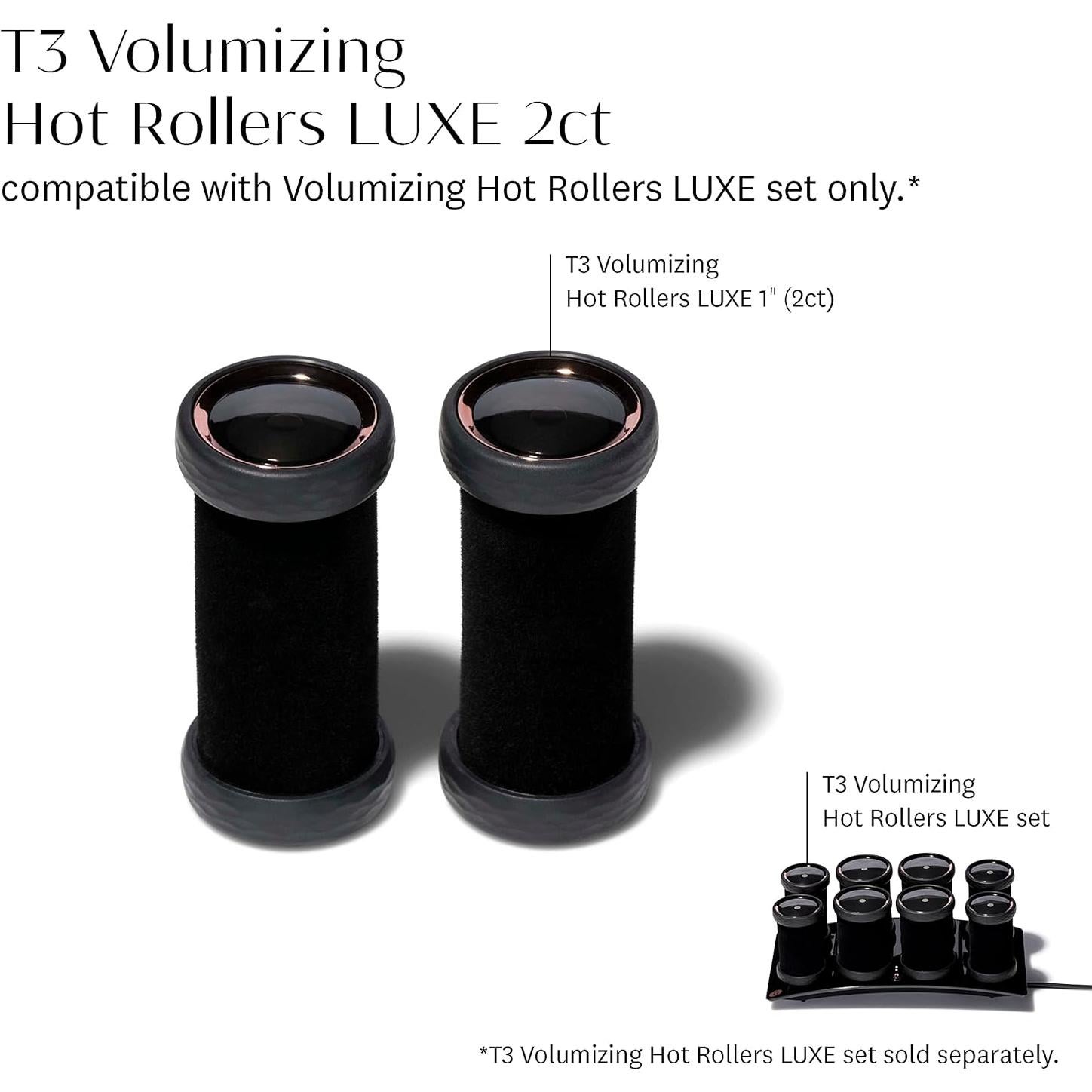 Rulos Calientes Voluminizadores T3 LUXE - 2 Unidades