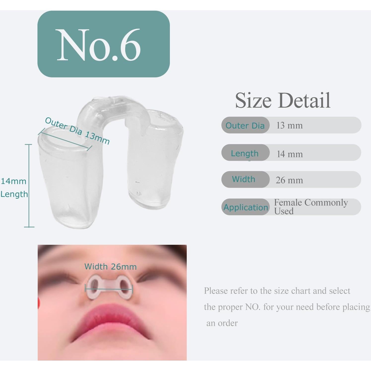 Retenedor de Nostril MUROCEA para Rinoplastia y Fractura - 13mm