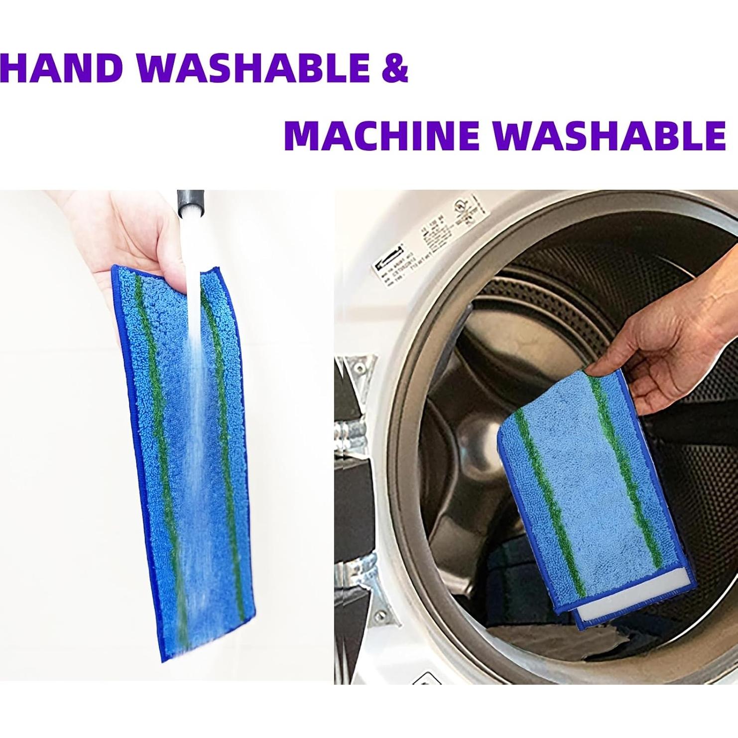 Paños de Microfibra Reutilizables TETEPV para Mopa Swiffer PowerMop - 10 Paquete