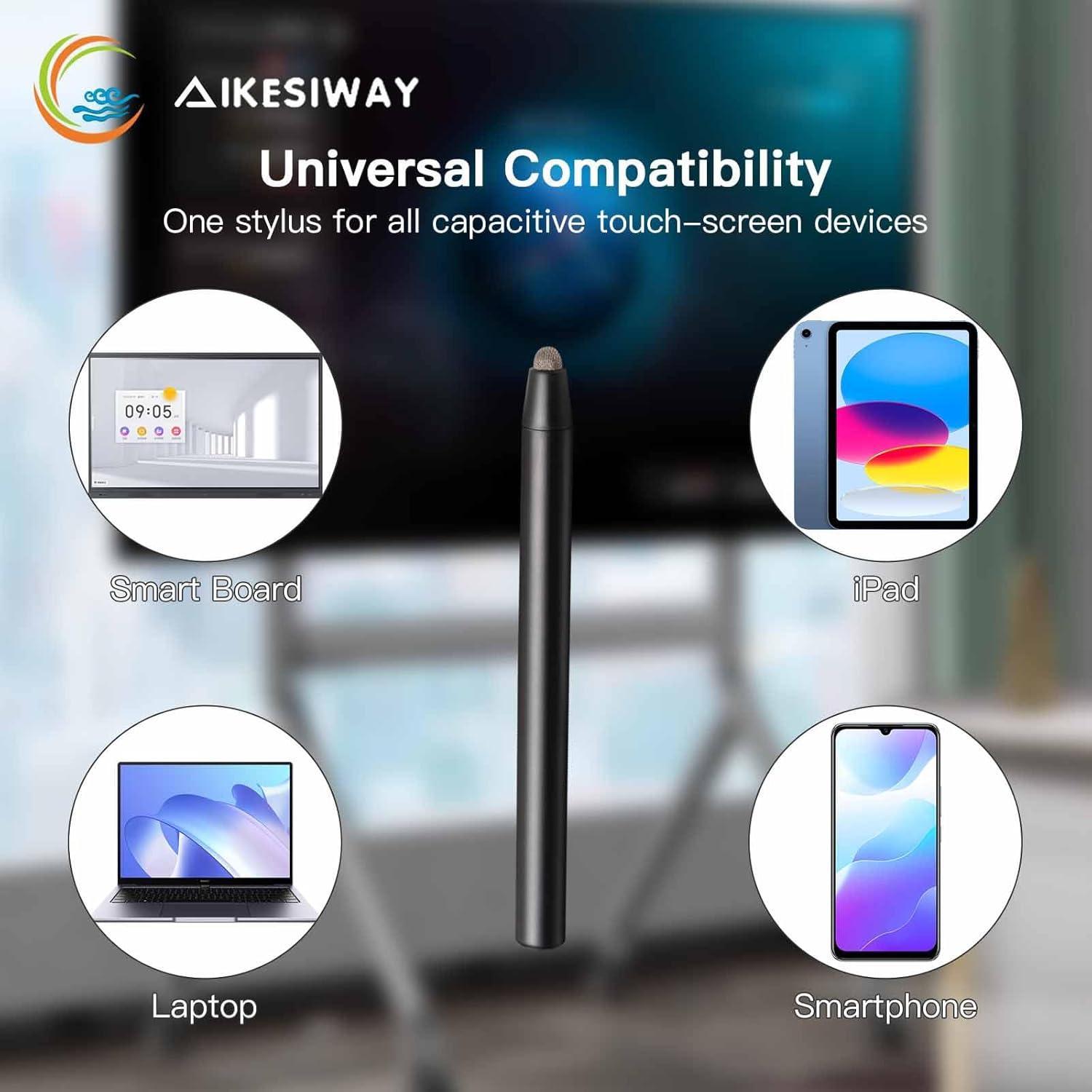 Bolígrafo Estilográfico Telescópico SANDAO para Pantallas Táctiles, Punta Retráctil, Alta Precisión, Negro