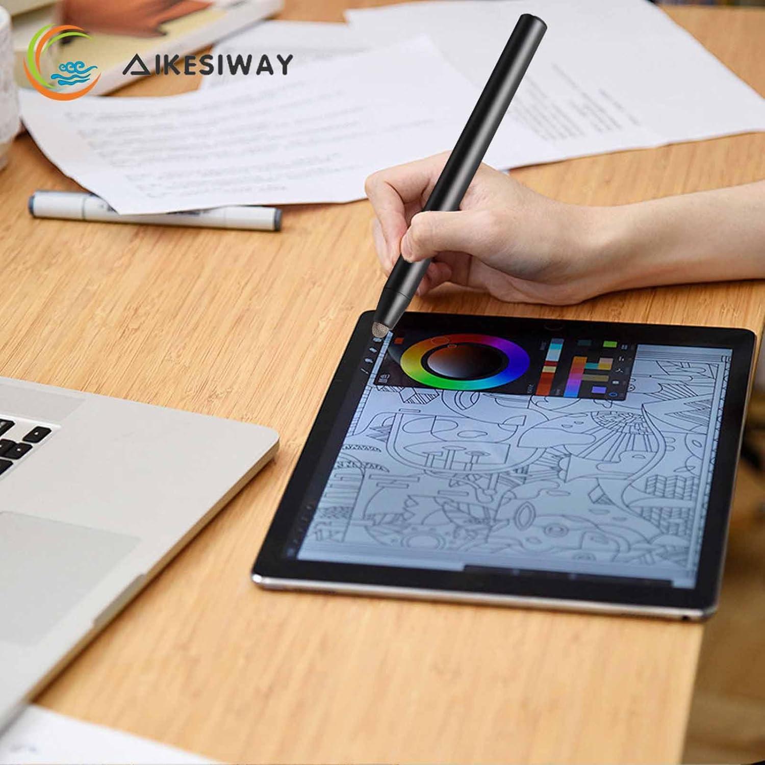 Bolígrafo Estilográfico Telescópico SANDAO para Pantallas Táctiles, Punta Retráctil, Alta Precisión, Negro