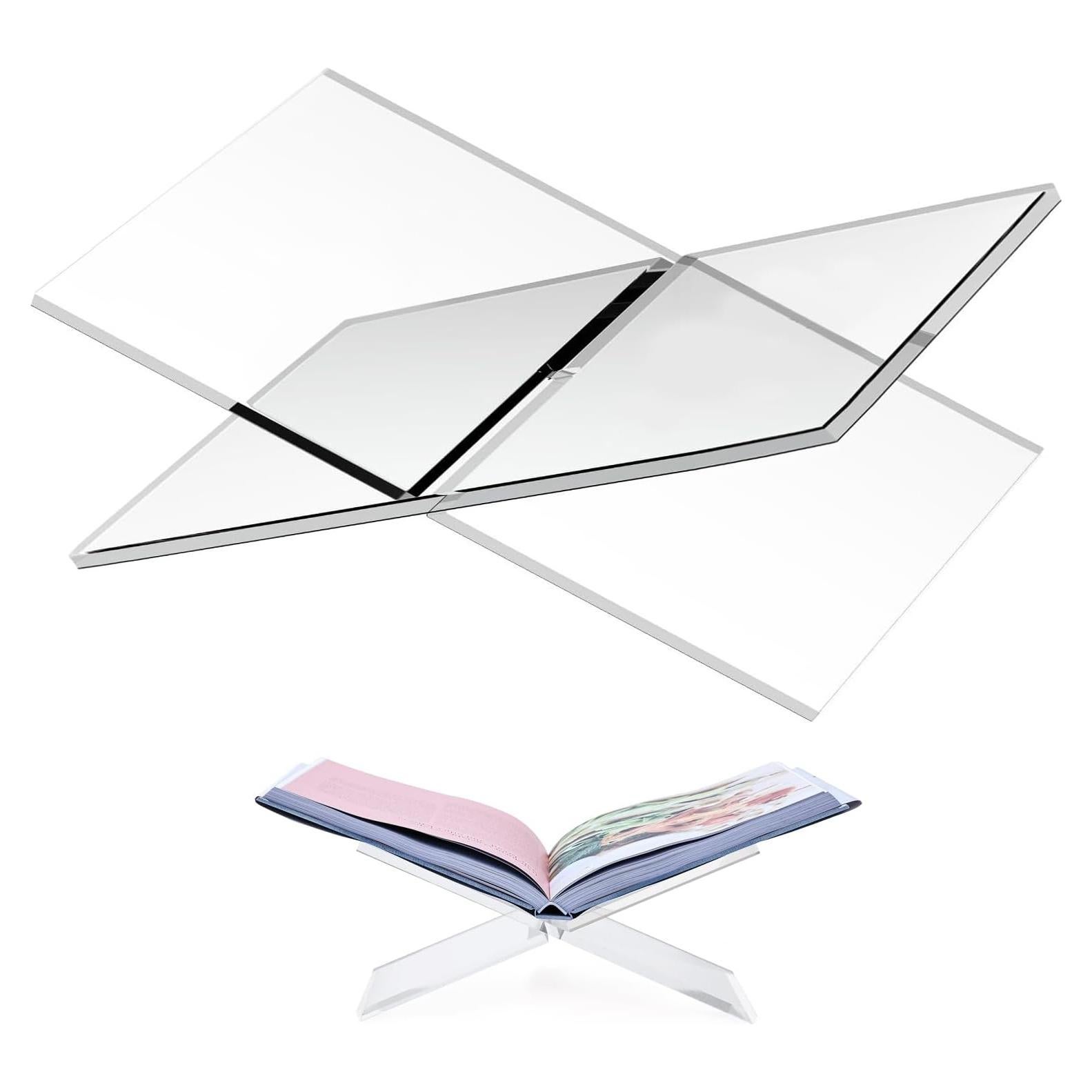 Soporte de Libro Acrílico Crikele Grande Transparente
