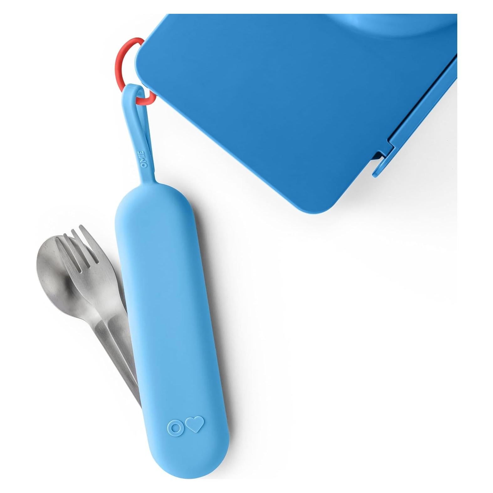 Conjunto de Utensilios de Viaje Omie - Tenedor y Cuchara de Acero Inoxidable