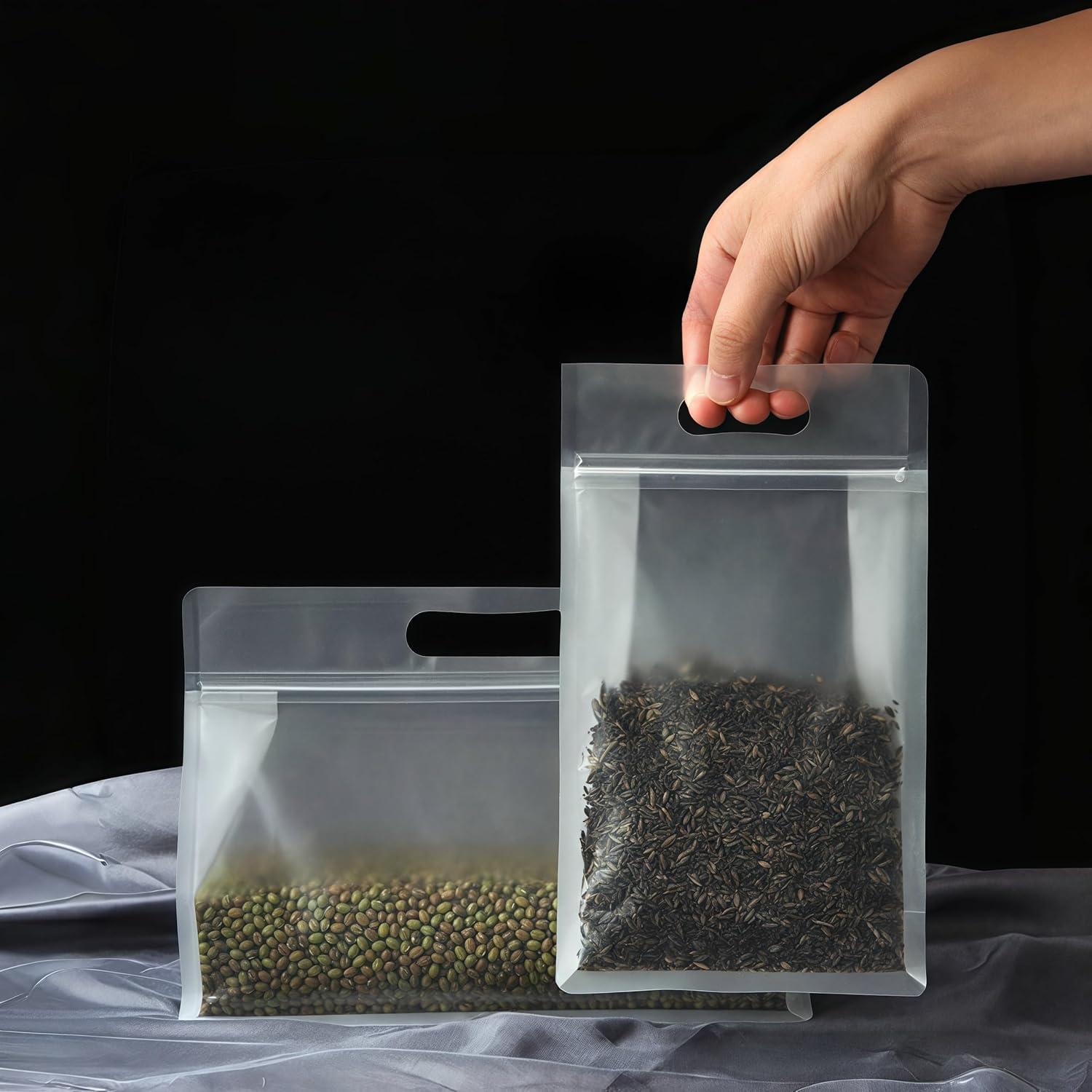 Bolsas de Plástico Transparentes PABCK 30 Piezas 14x24cm