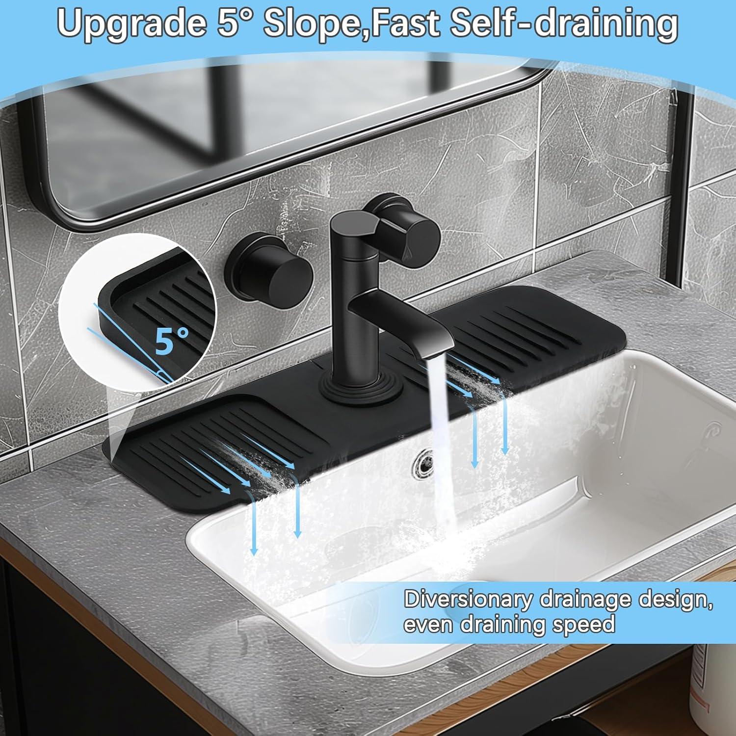 Base Antideslizante de Silicona 36.83x13.97 cm para Fregadero